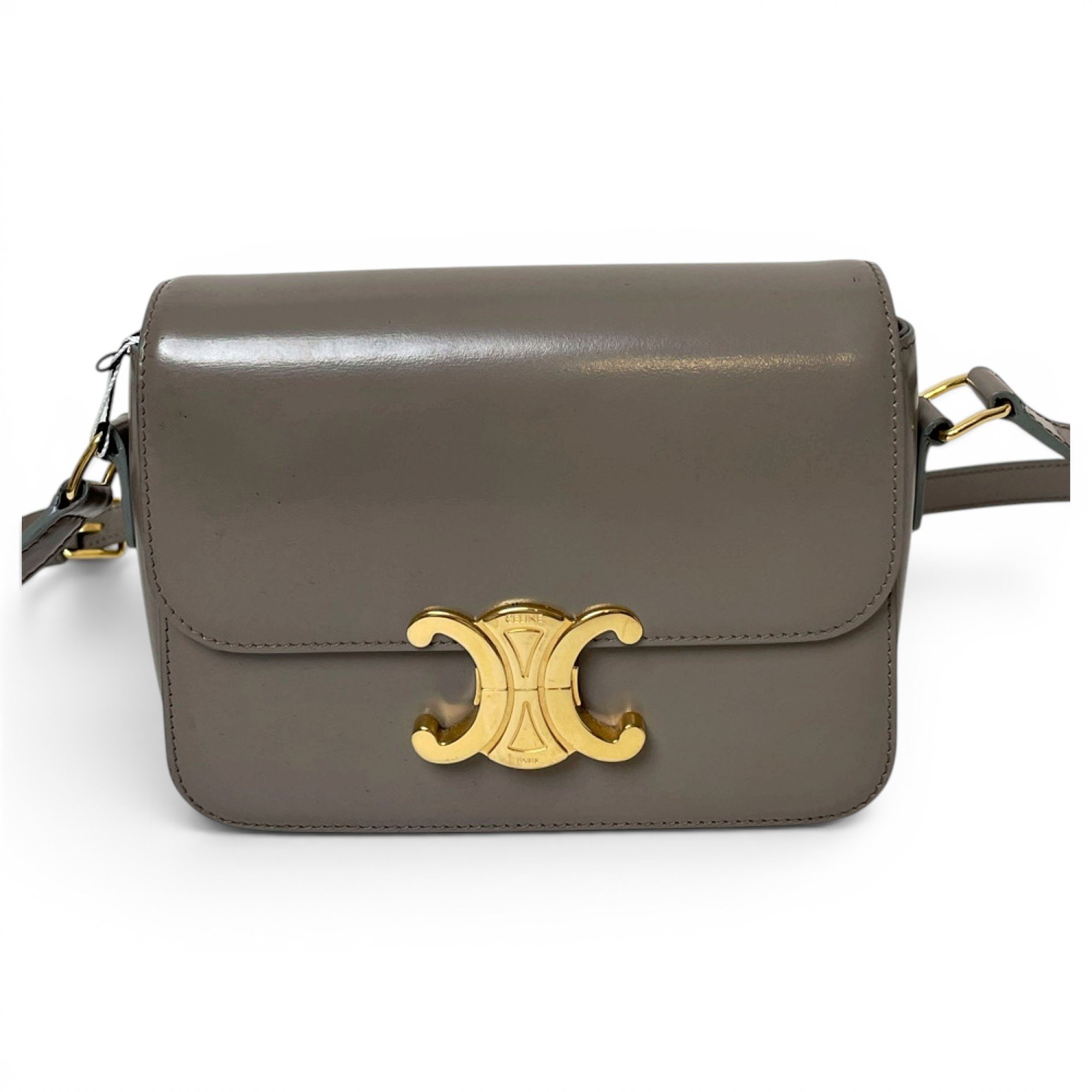 Triomphe leather crossbody bag