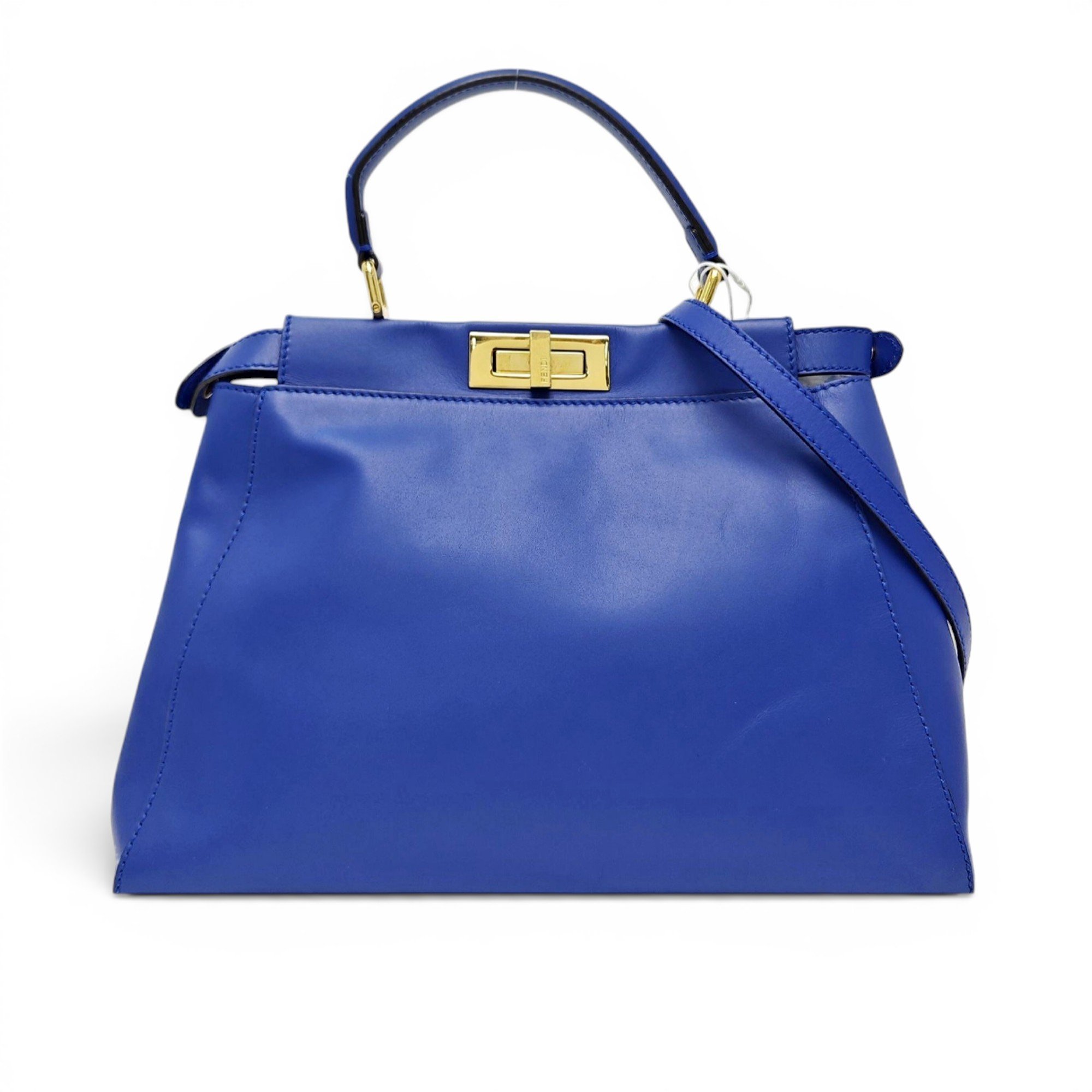 Peekaboo leather handbag