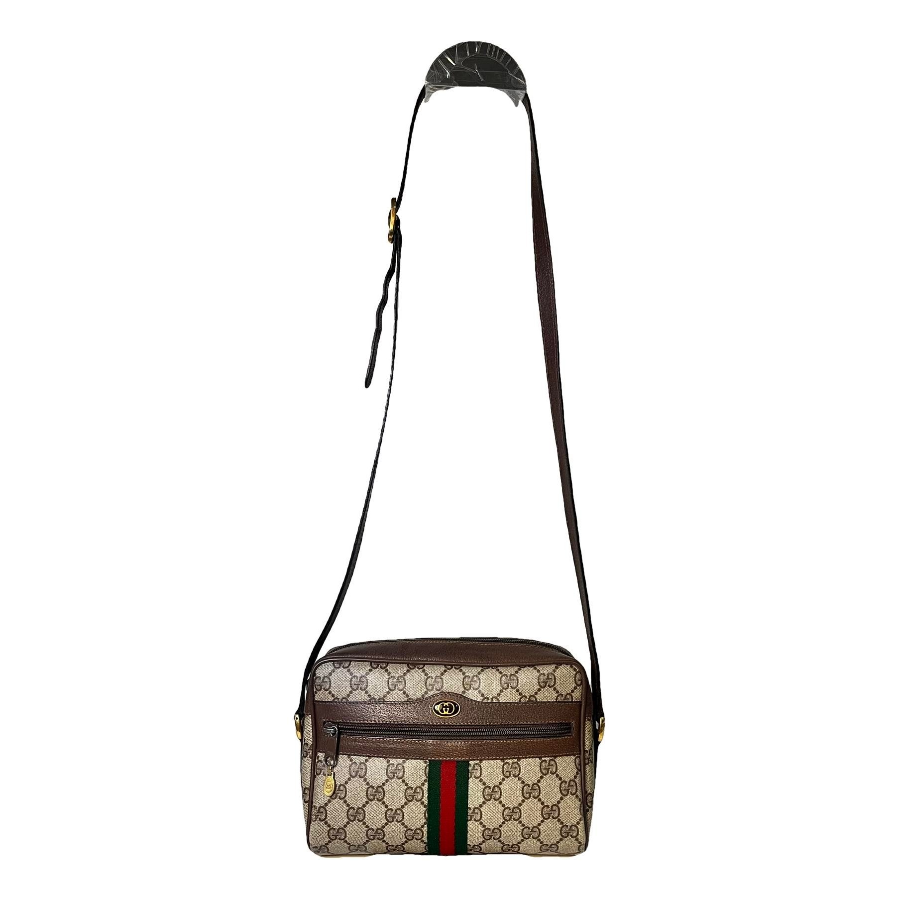 Ophidia leather crossbody bag