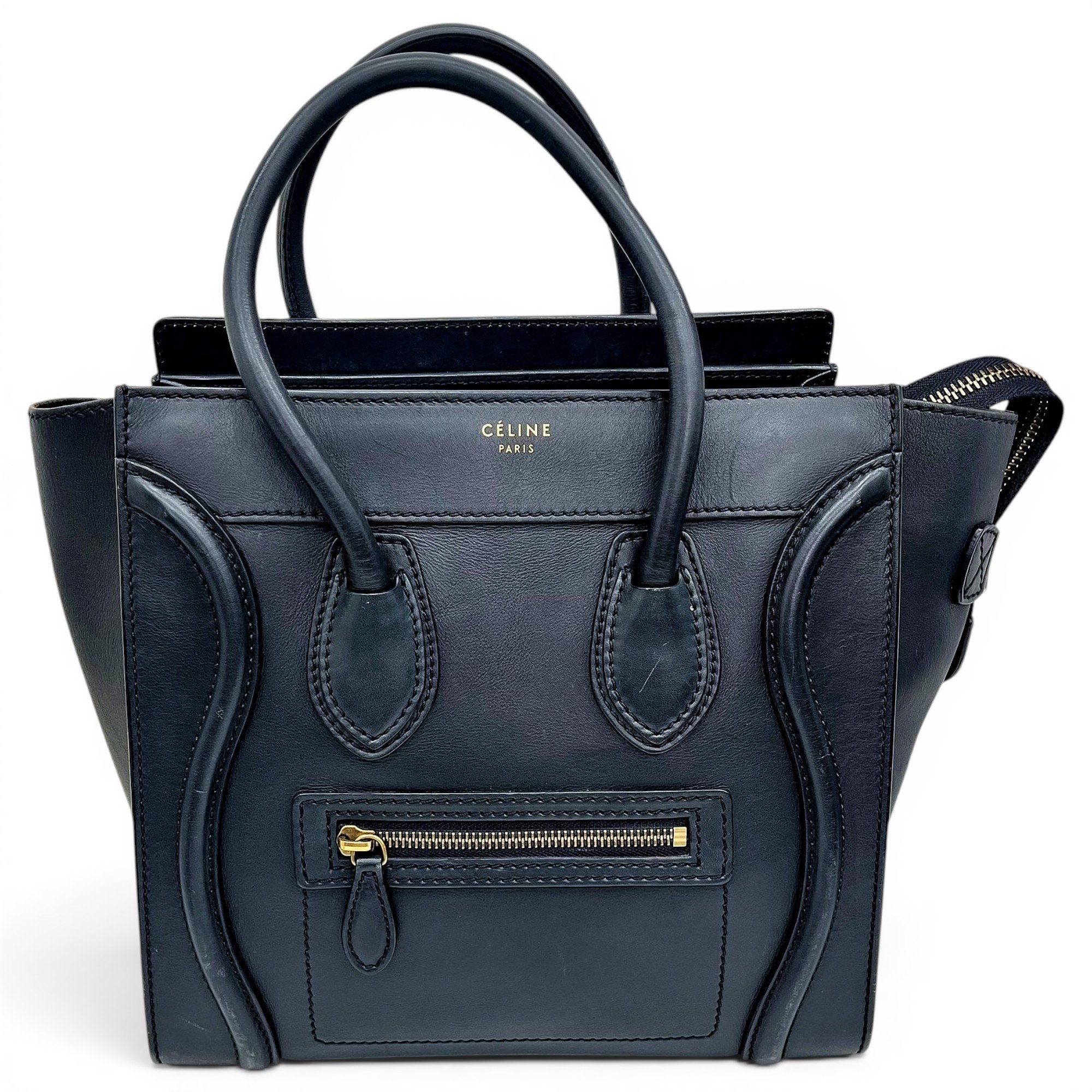 Luggage leather handbag
