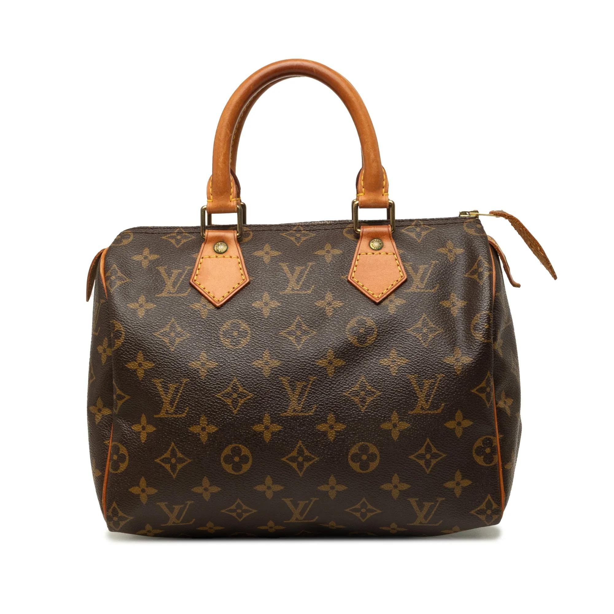 Speedy leather handbag