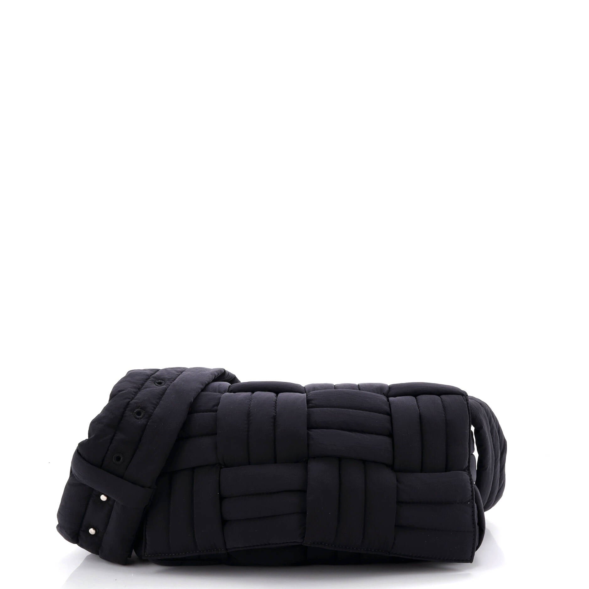 Padded Tech Cassette Crossbody Bag Intrecciato Nylon