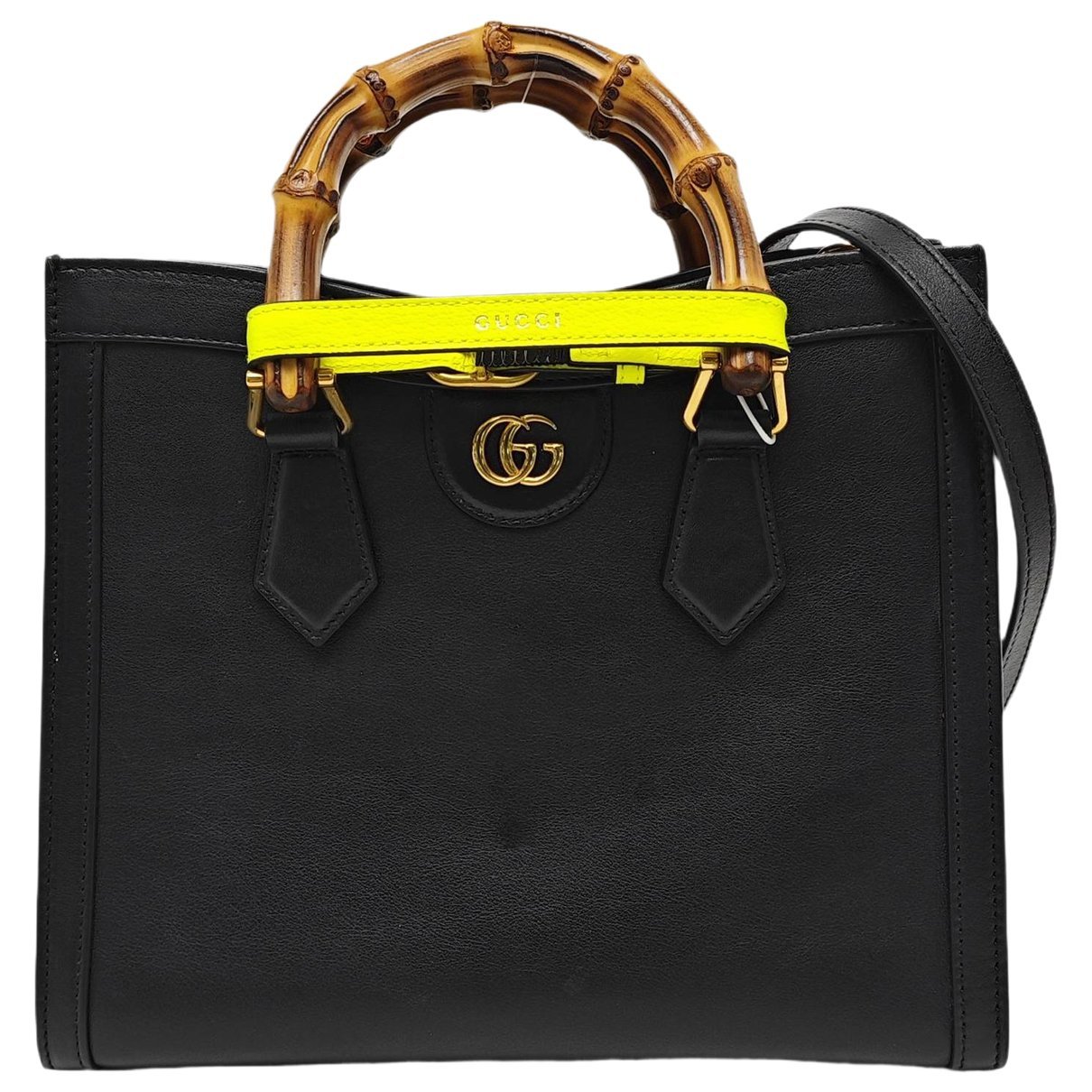 Diana Bamboo leather handbag