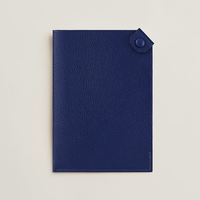 Bleu Saphir Tarmac Passport Holder