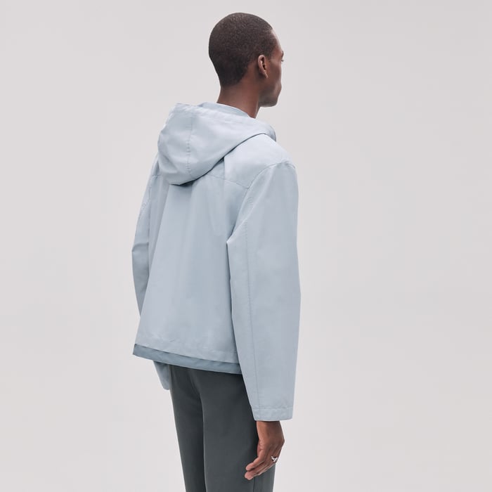 Bleu Glacier Hooded Jacket