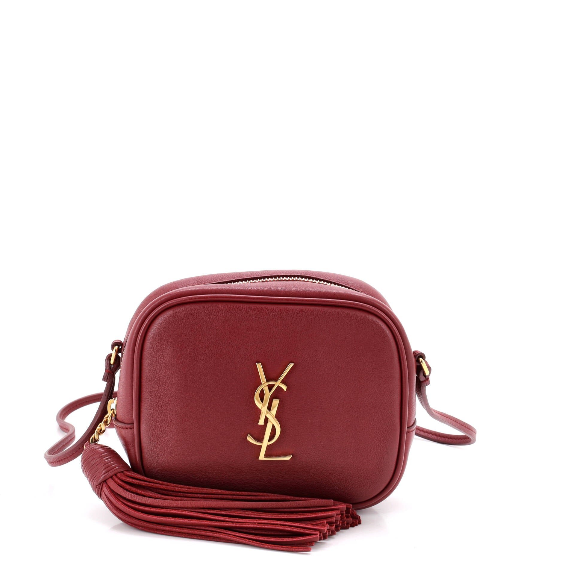 Classic Monogram Blogger Crossbody Bag Leather Small