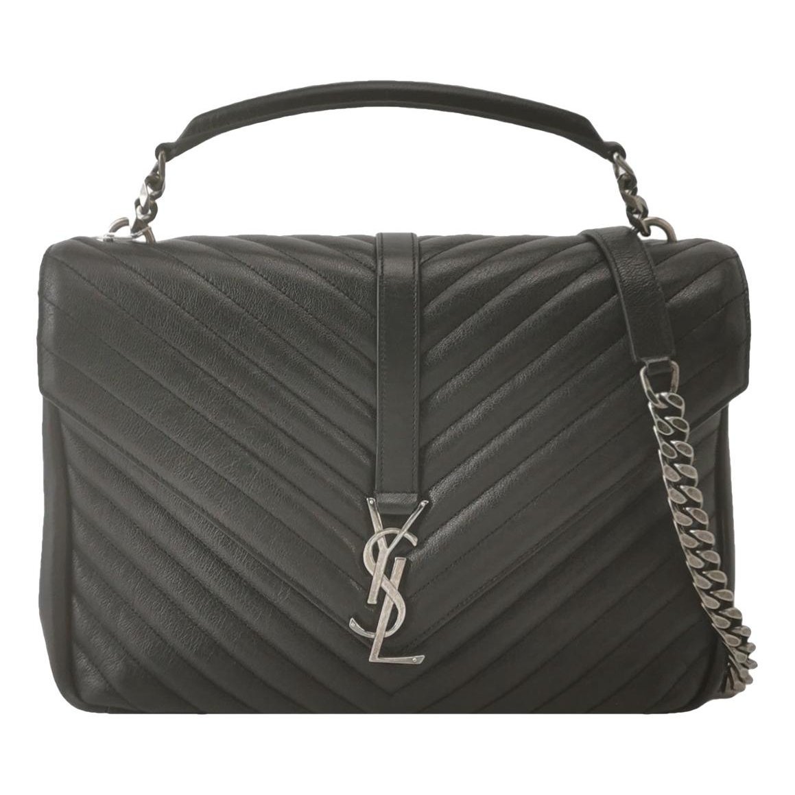 Collége monogramme leather handbag