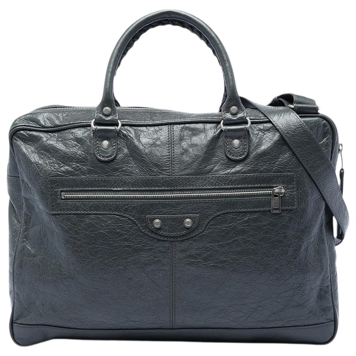 B leather bag
