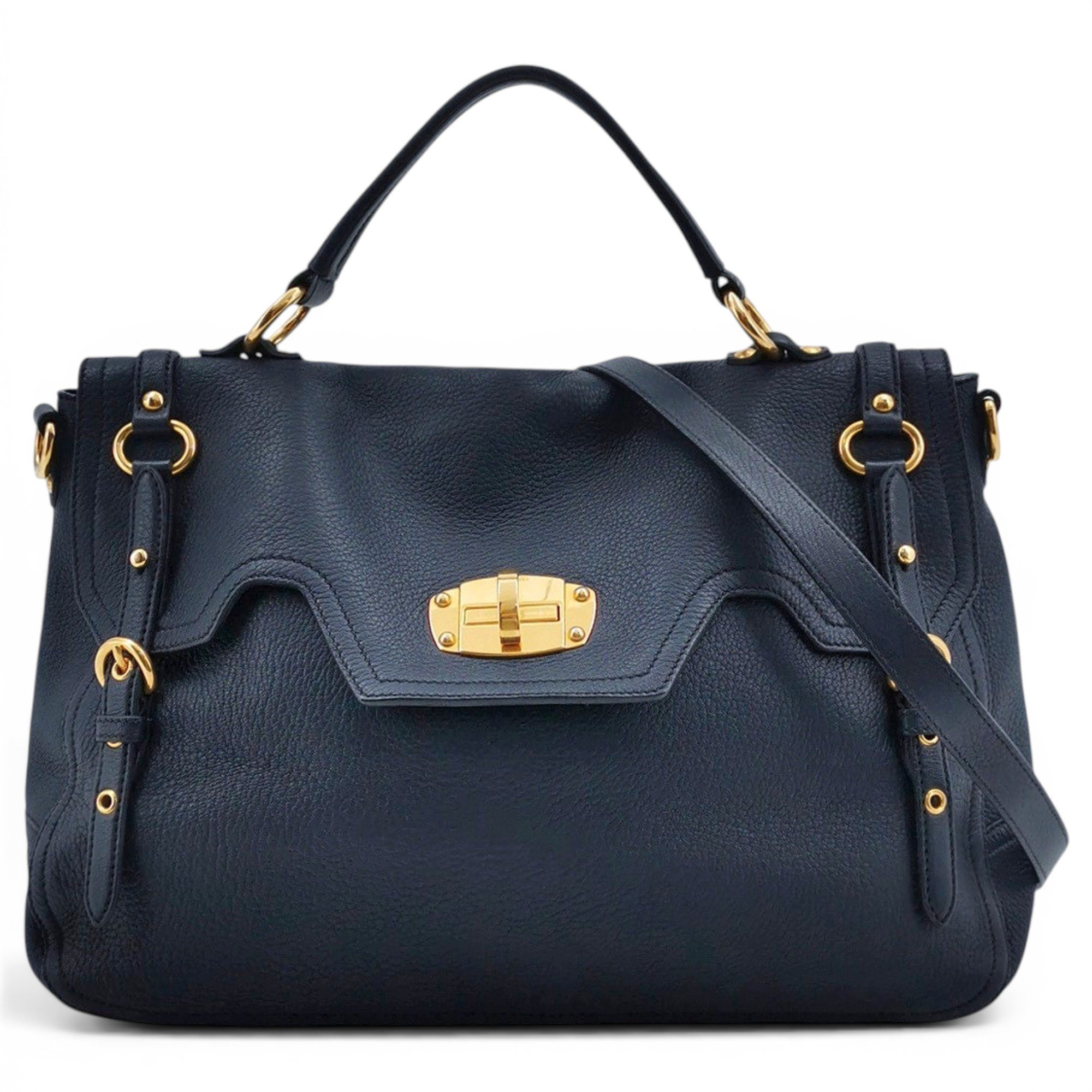 Bow bag leather handbag