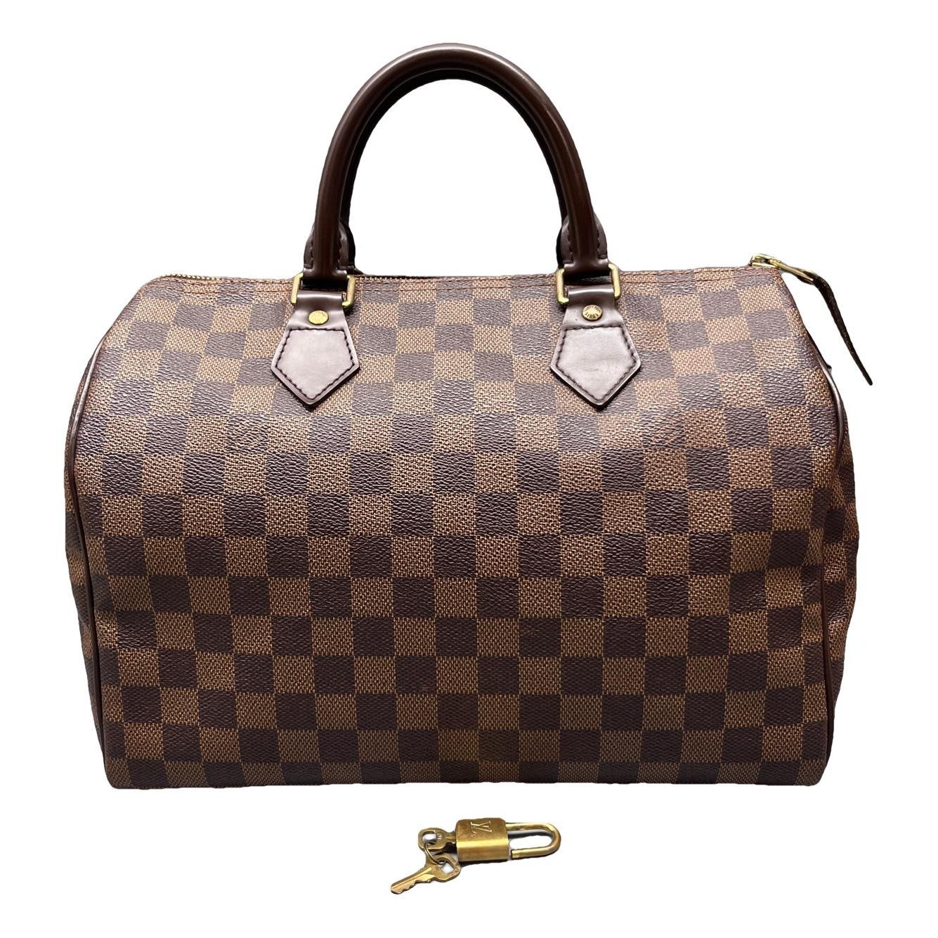 Speedy leather handbag