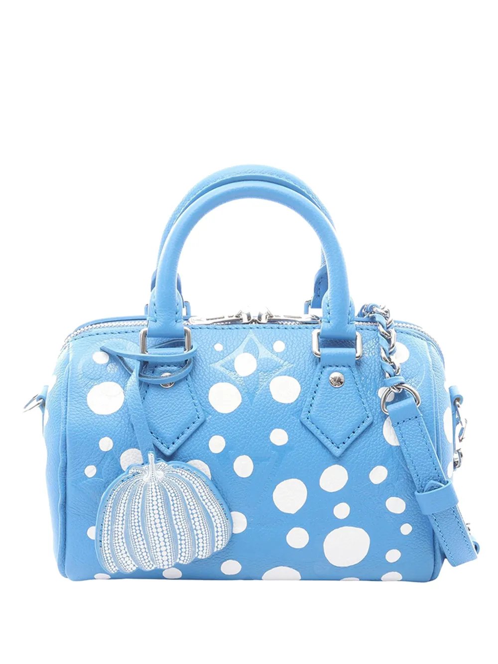 2023 Yayoi Kusama Monogram Empreinte Speedy Bandouliere 20 satchel