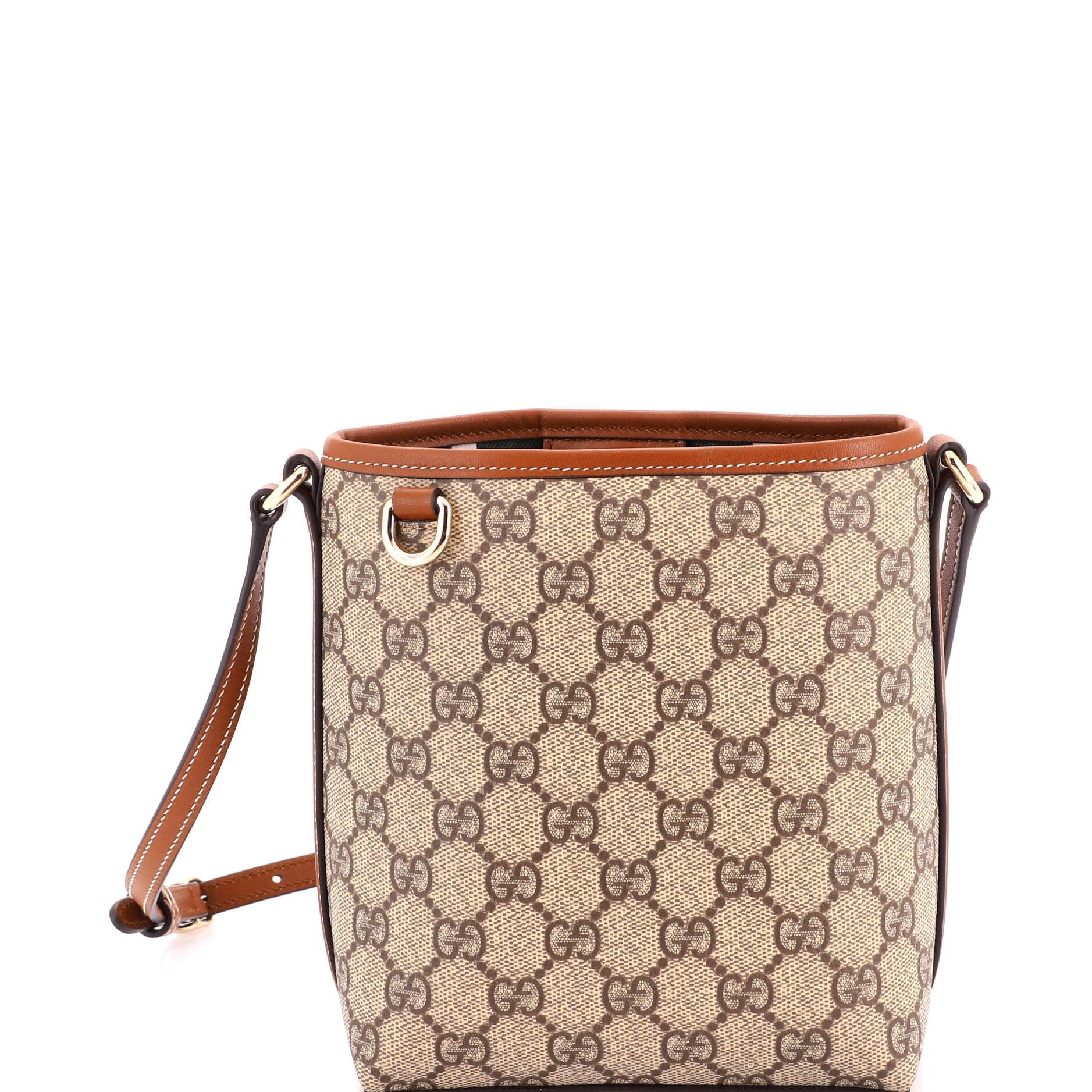 GG Emblem Bucket Bag GG Coated Canvas Nano