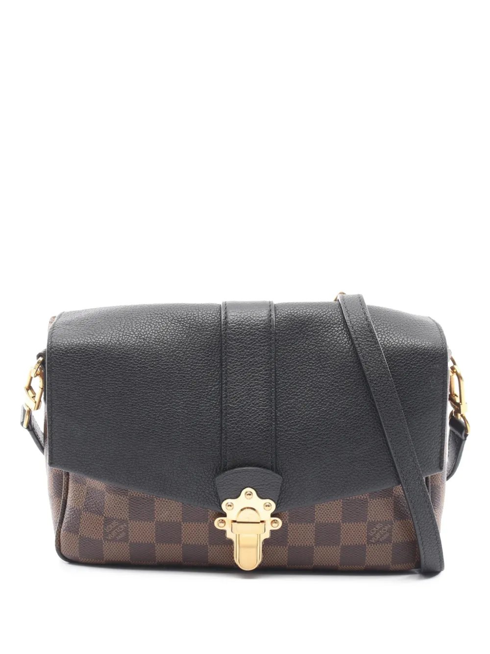 2017 Damier Ebene Clapton PM crossbody bag
