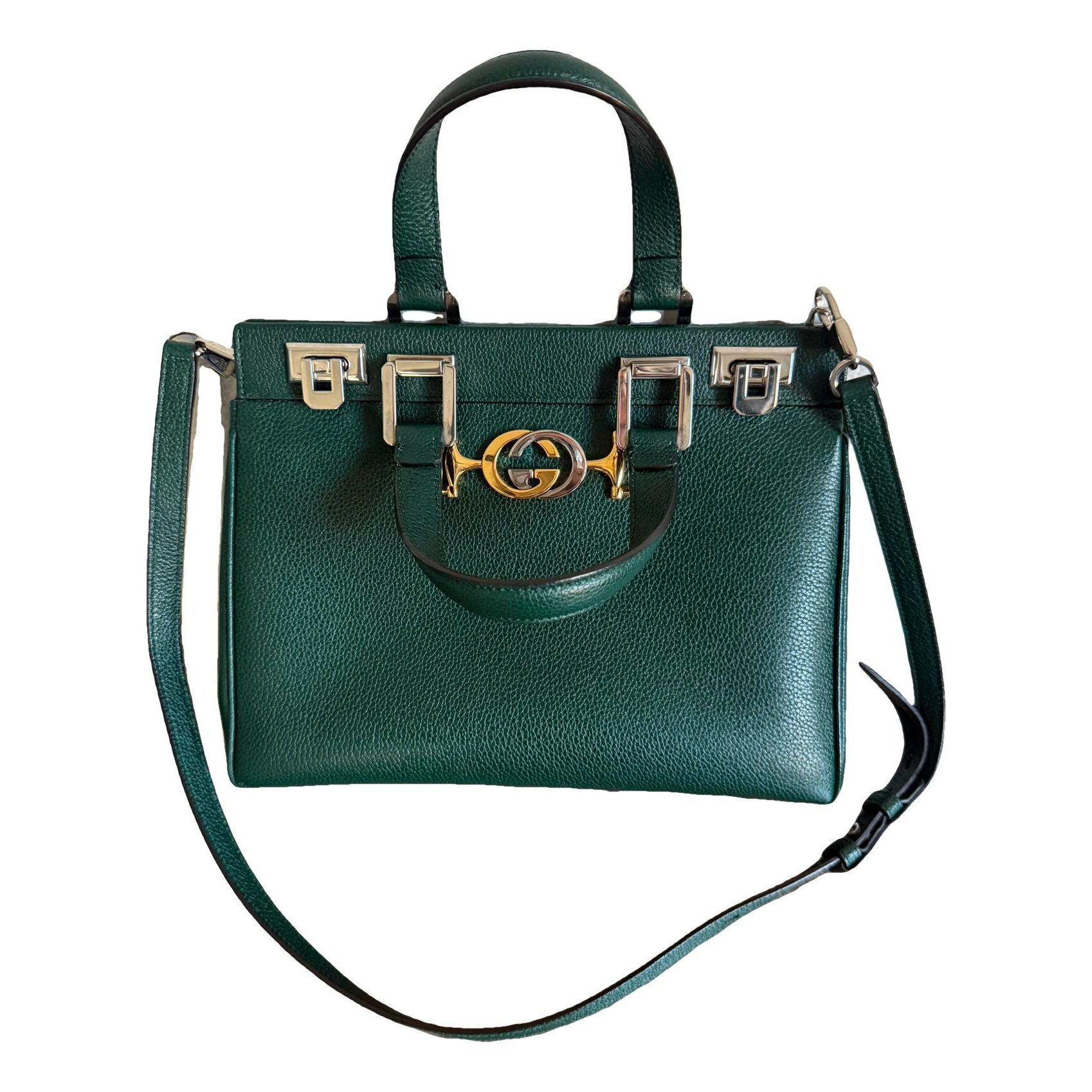 Zumi leather handbag