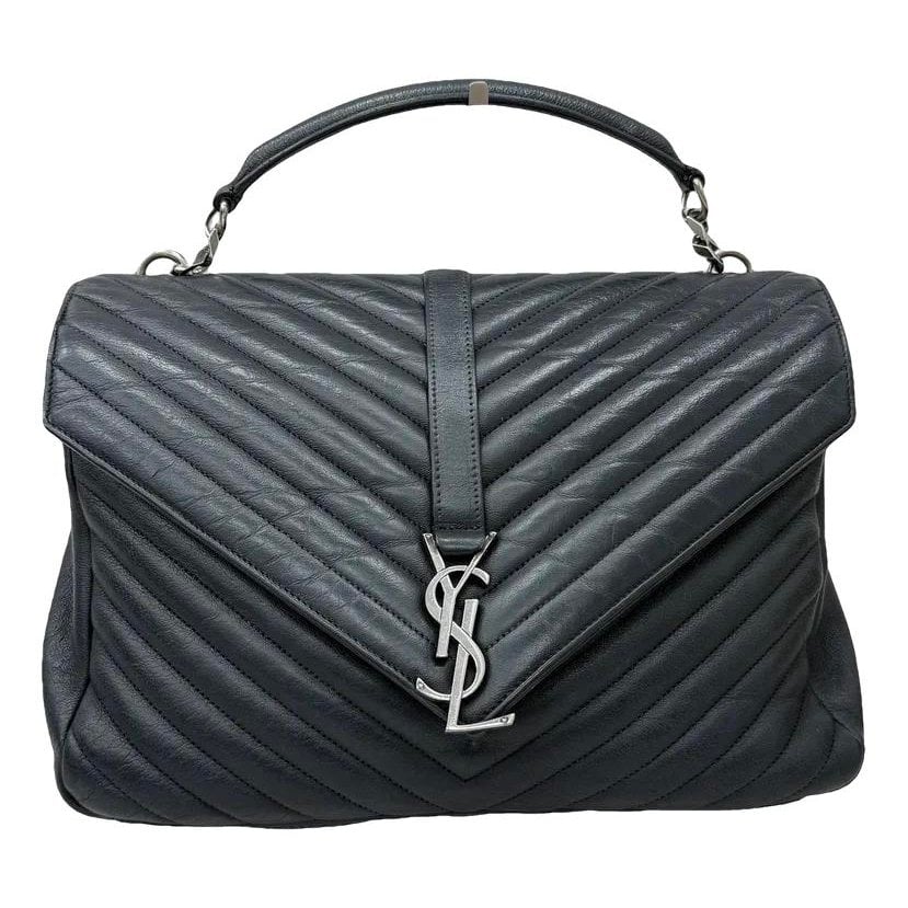 Collége monogramme leather handbag