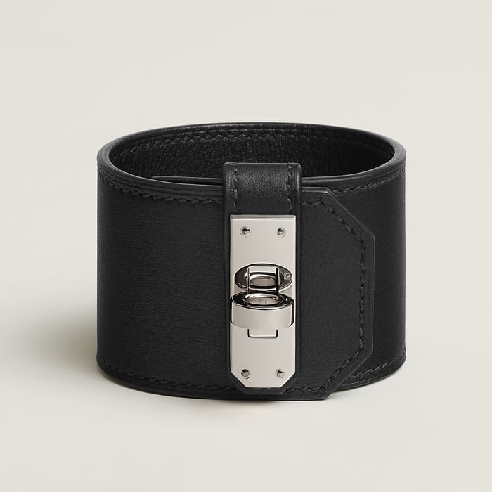 Noir Kelly Twist Bracelet, Large Model
