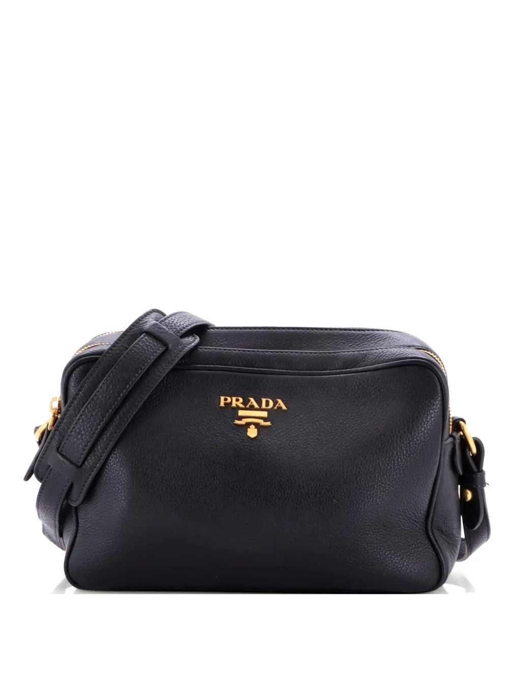 Double Zip Camera Bag Vitello Daino crossbody bag