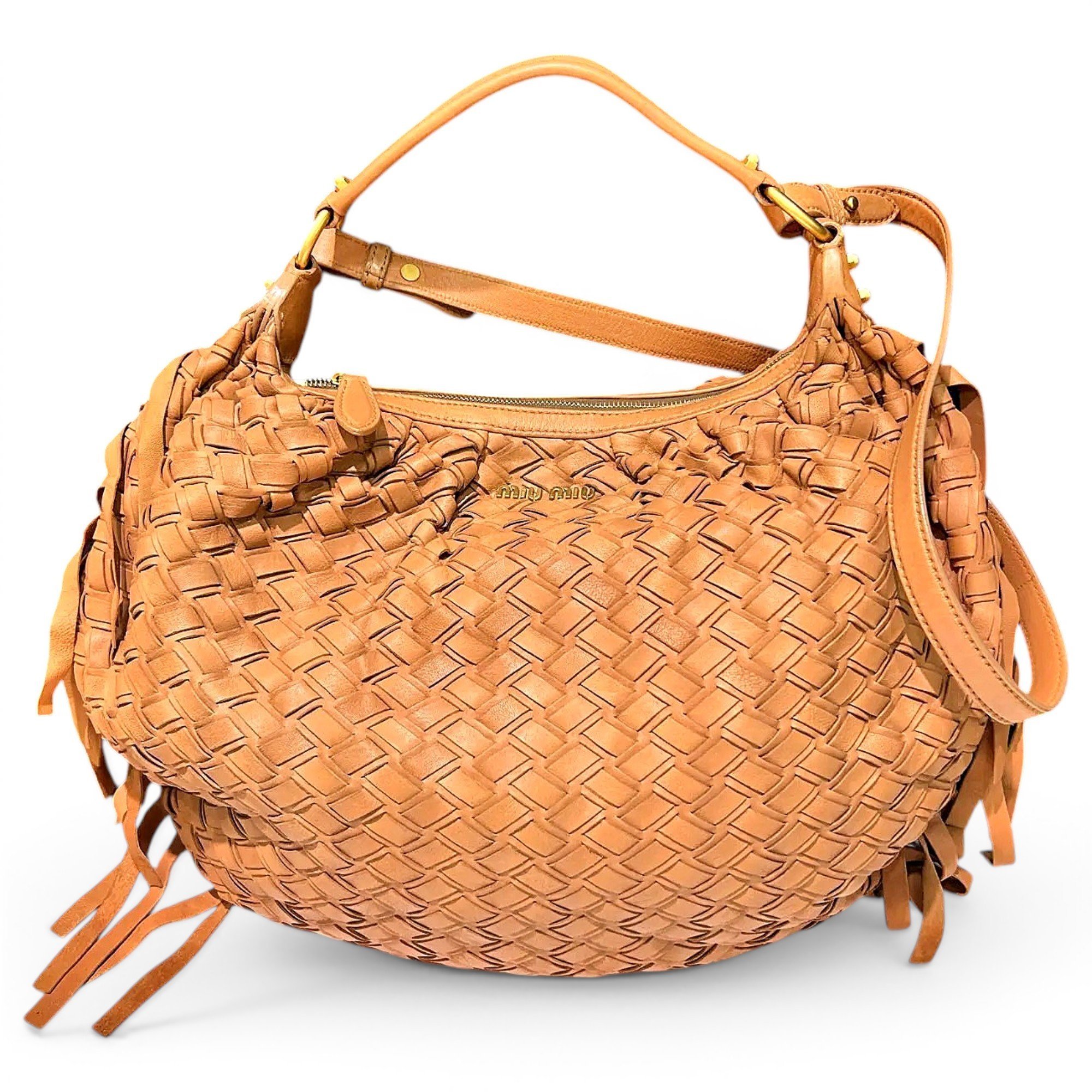 Leather handbag