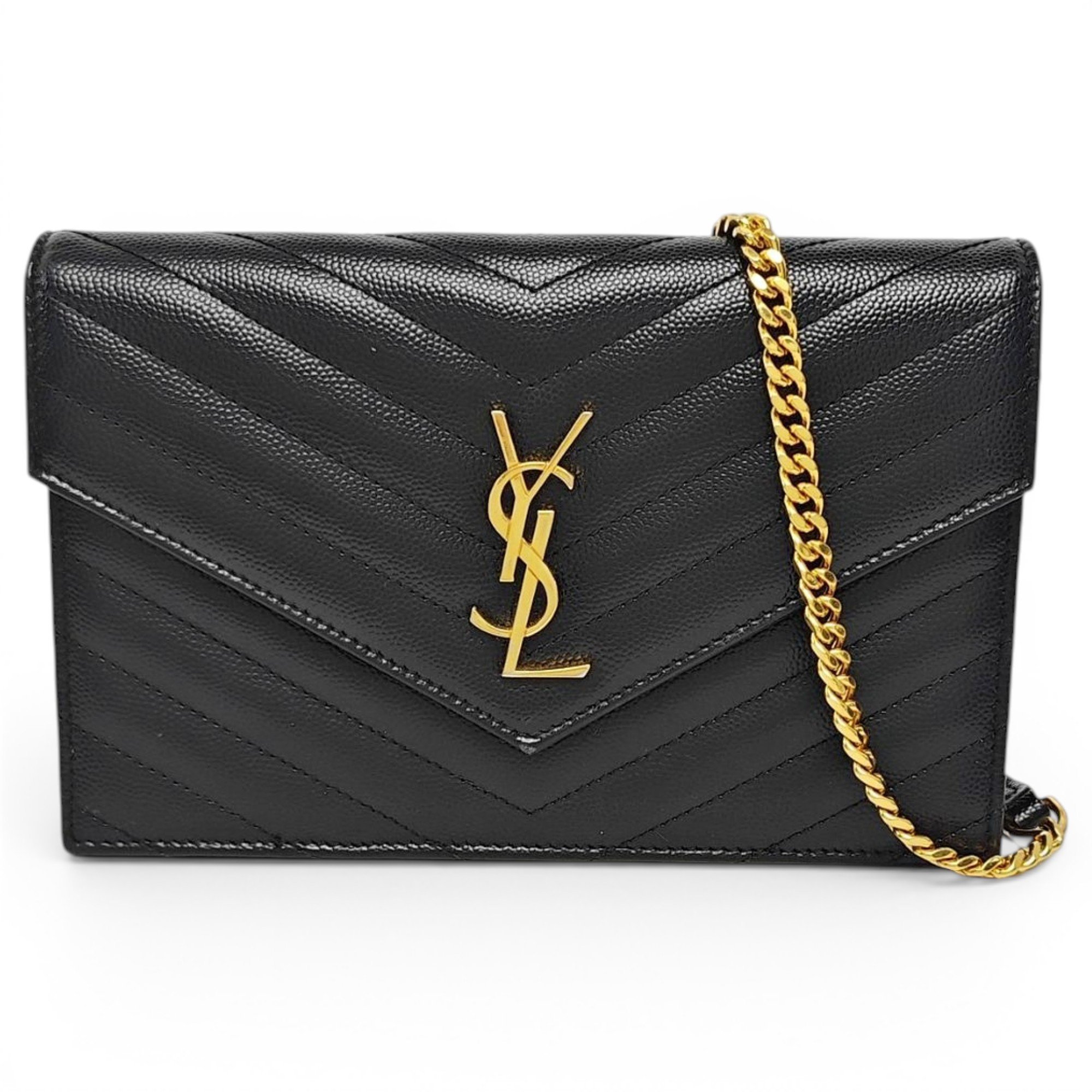 Envelope leather crossbody bag