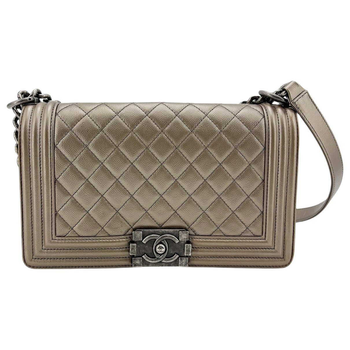 Boy pony-style calfskin handbag