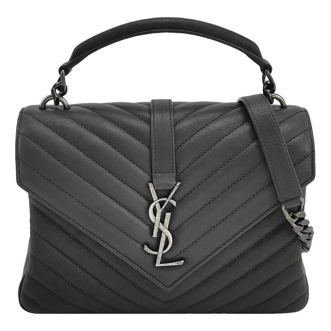 Collége monogramme leather handbag