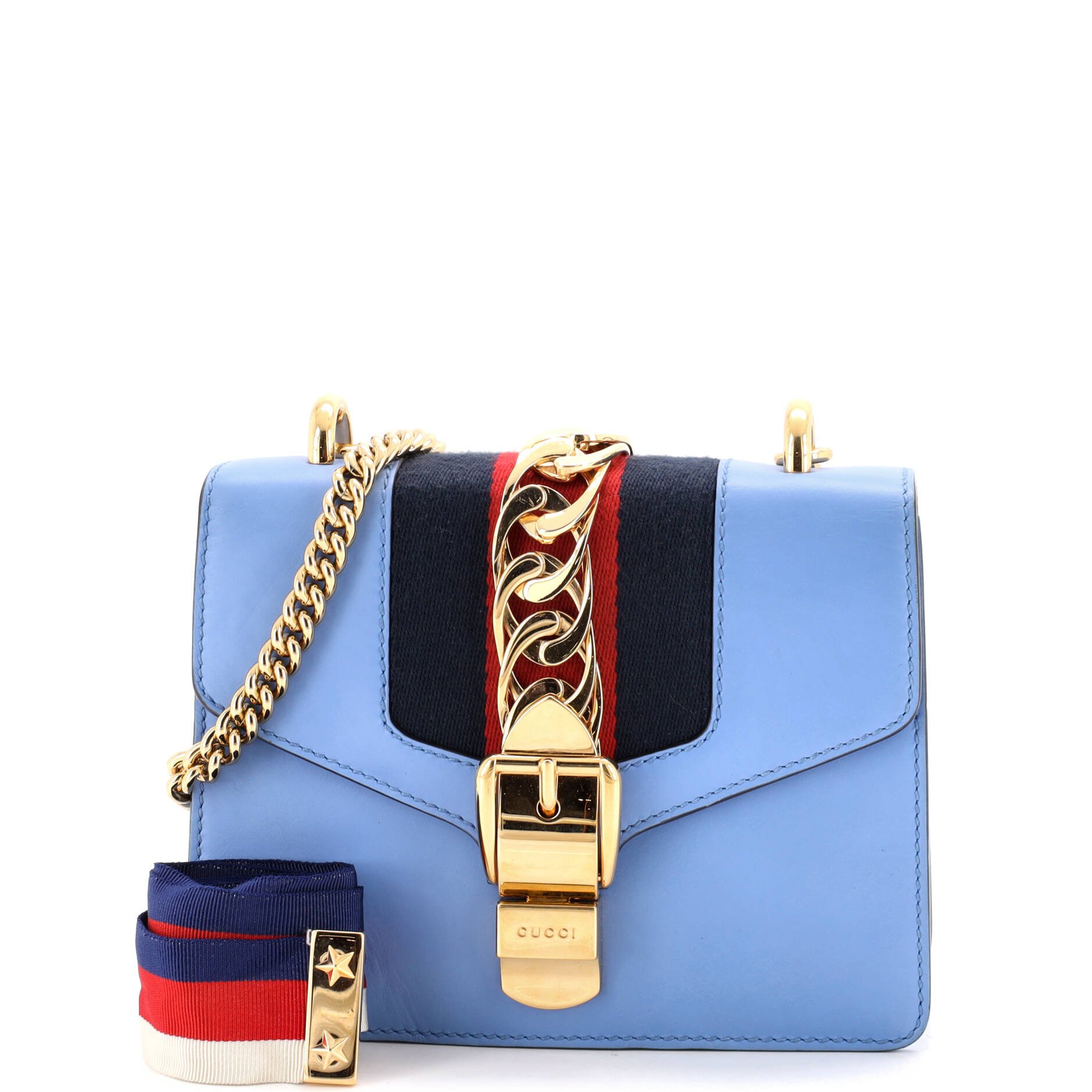 Sylvie Chain Shoulder Bag Leather Mini