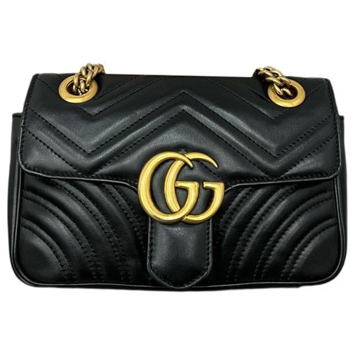 GG Marmont Flap leather crossbody bag