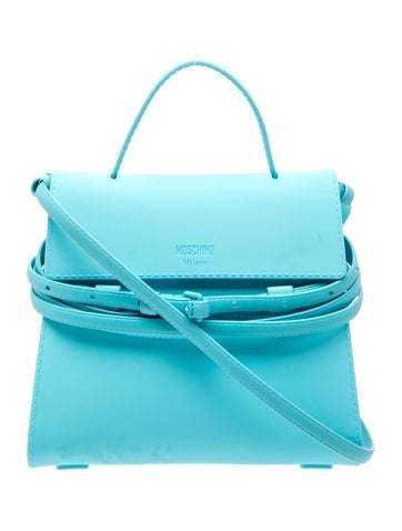 Moschino Leather Top Handle Bag
