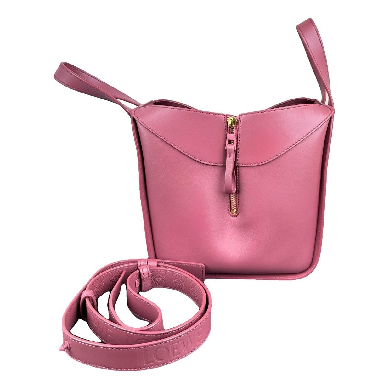 Hammock leather handbag