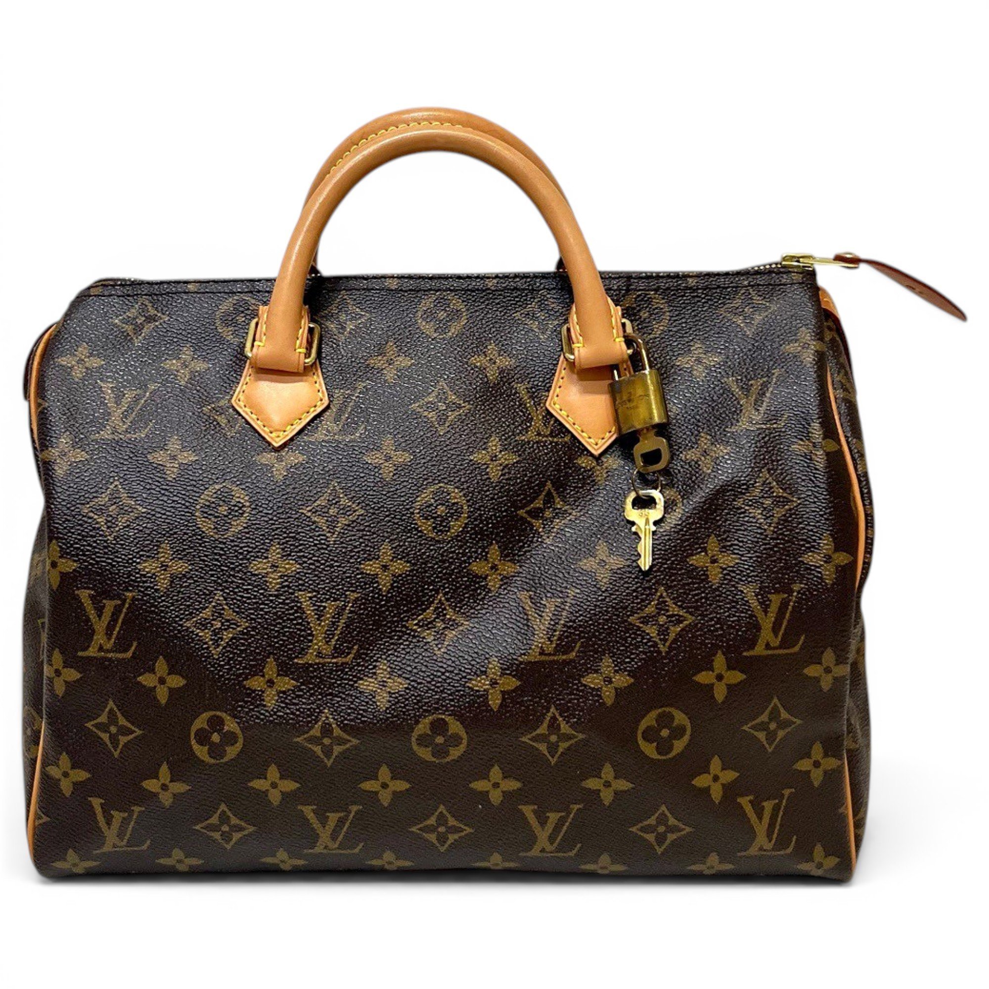 Speedy leather handbag