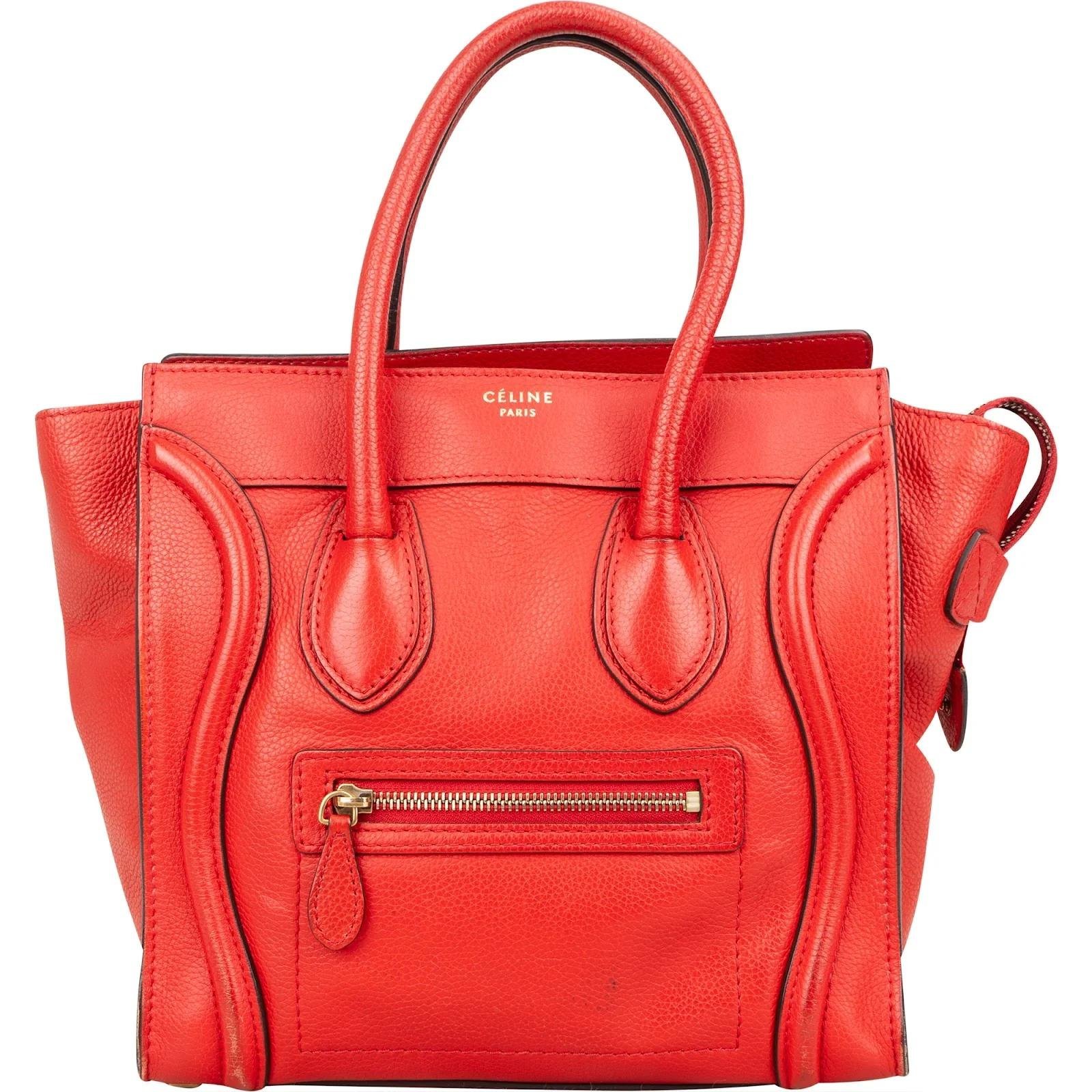 Luggage leather handbag