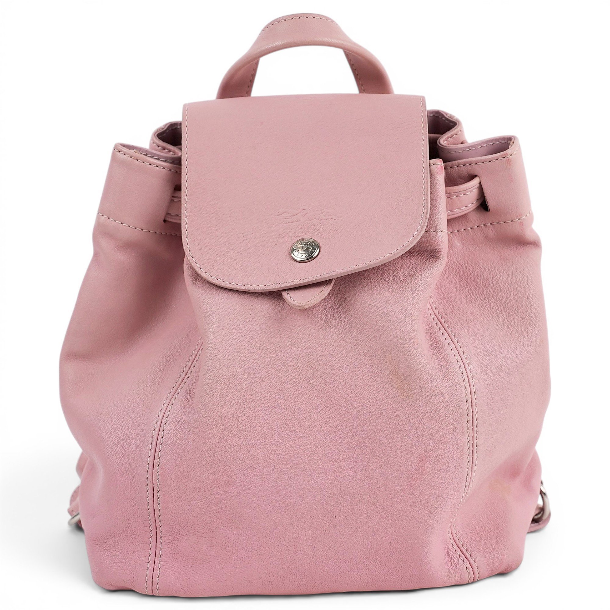 Leather backpack