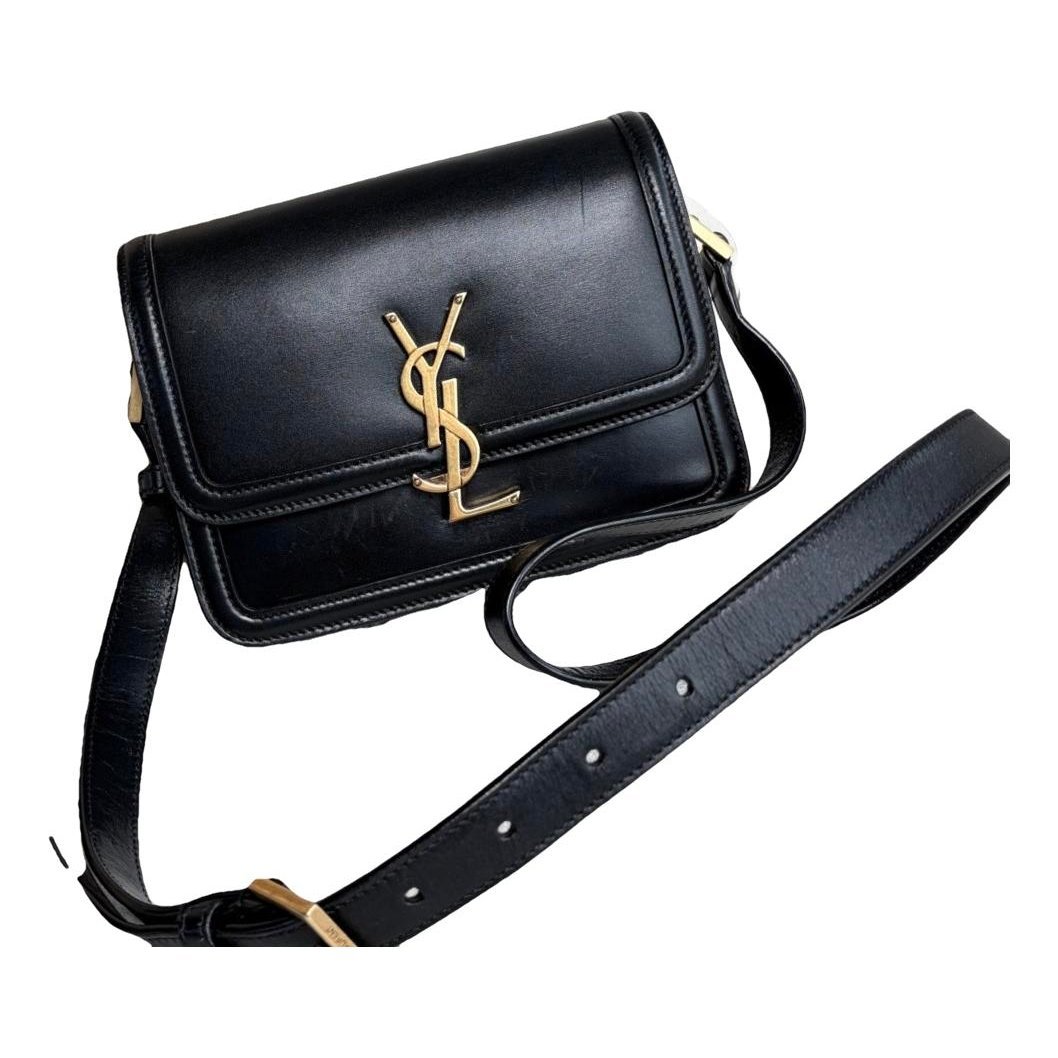 Solférino leather handbag