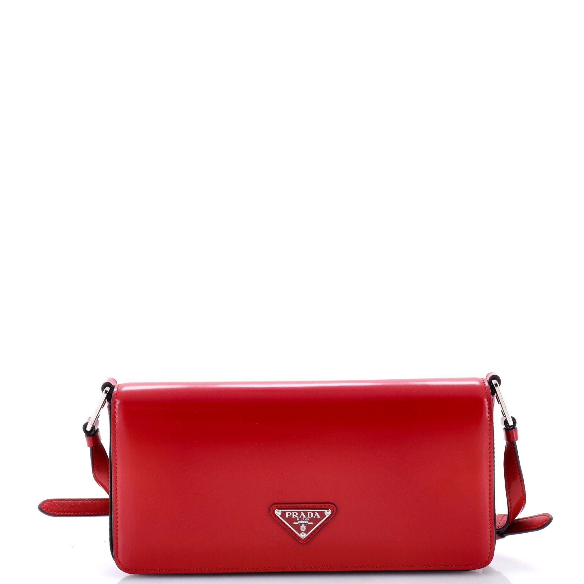 Femme Flap Shoulder Bag Spazzolato Leather