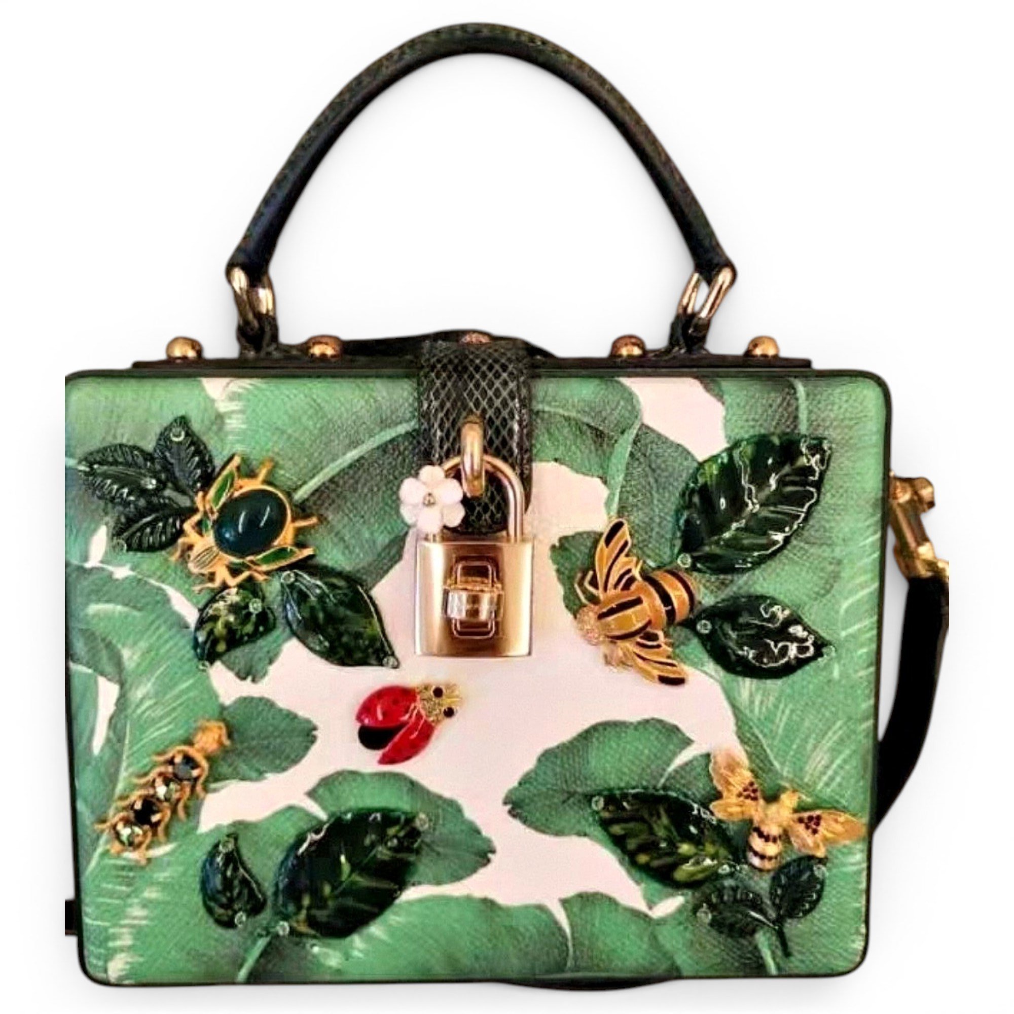 Dolce Box leather handbag