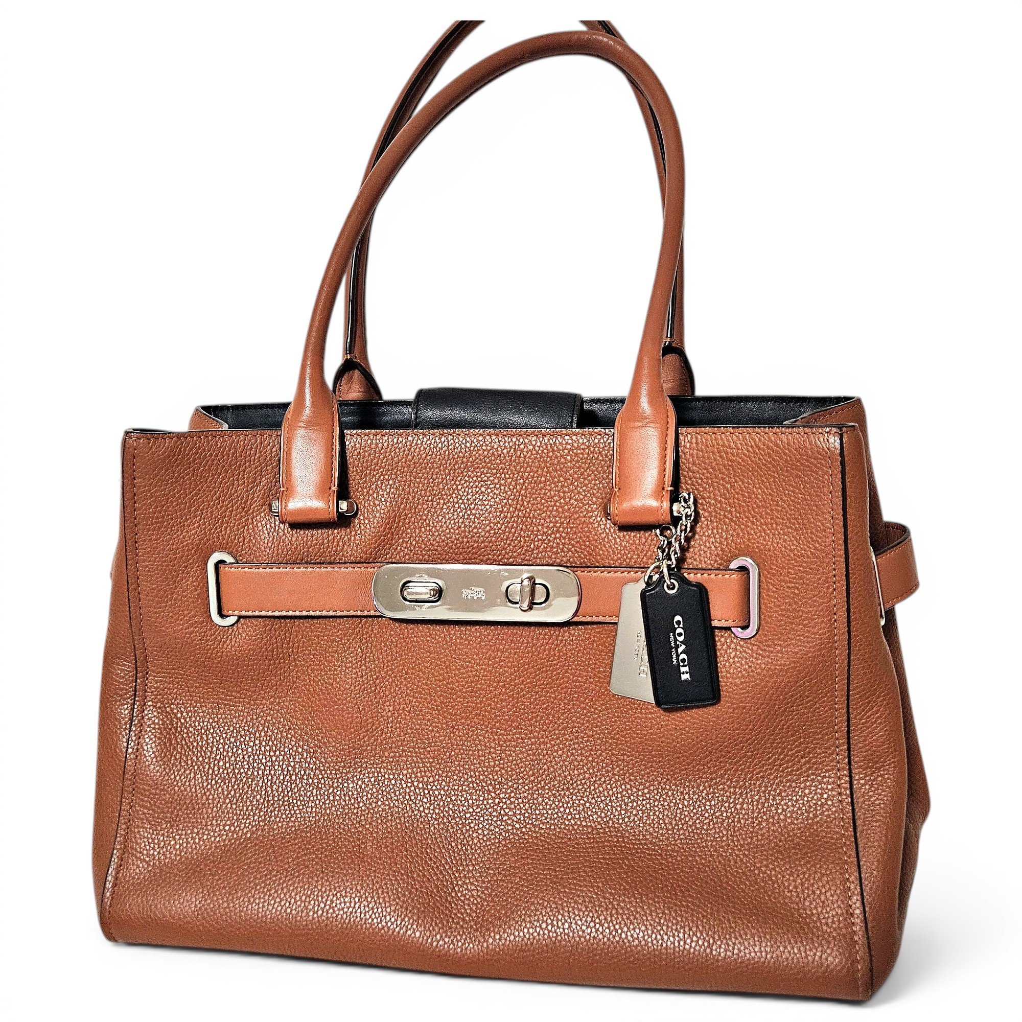 Leather handbag