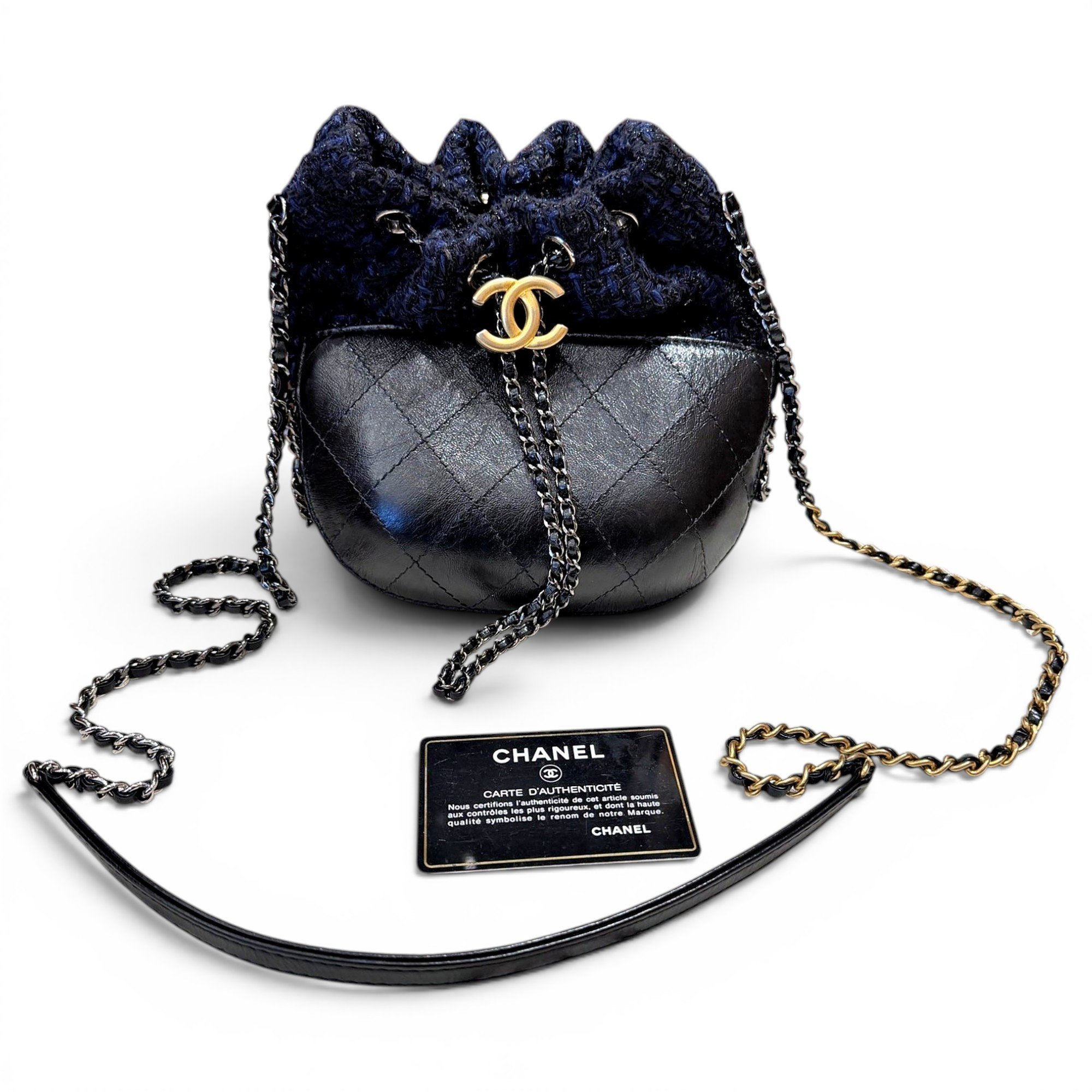 Trendy CC Vanity leather handbag