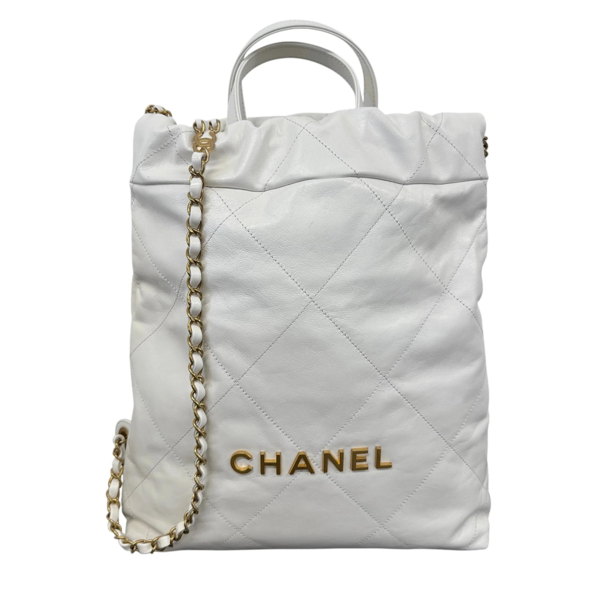 Leather backpack