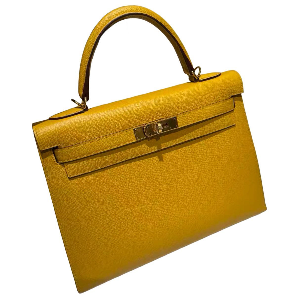 Kelly 32 leather handbag