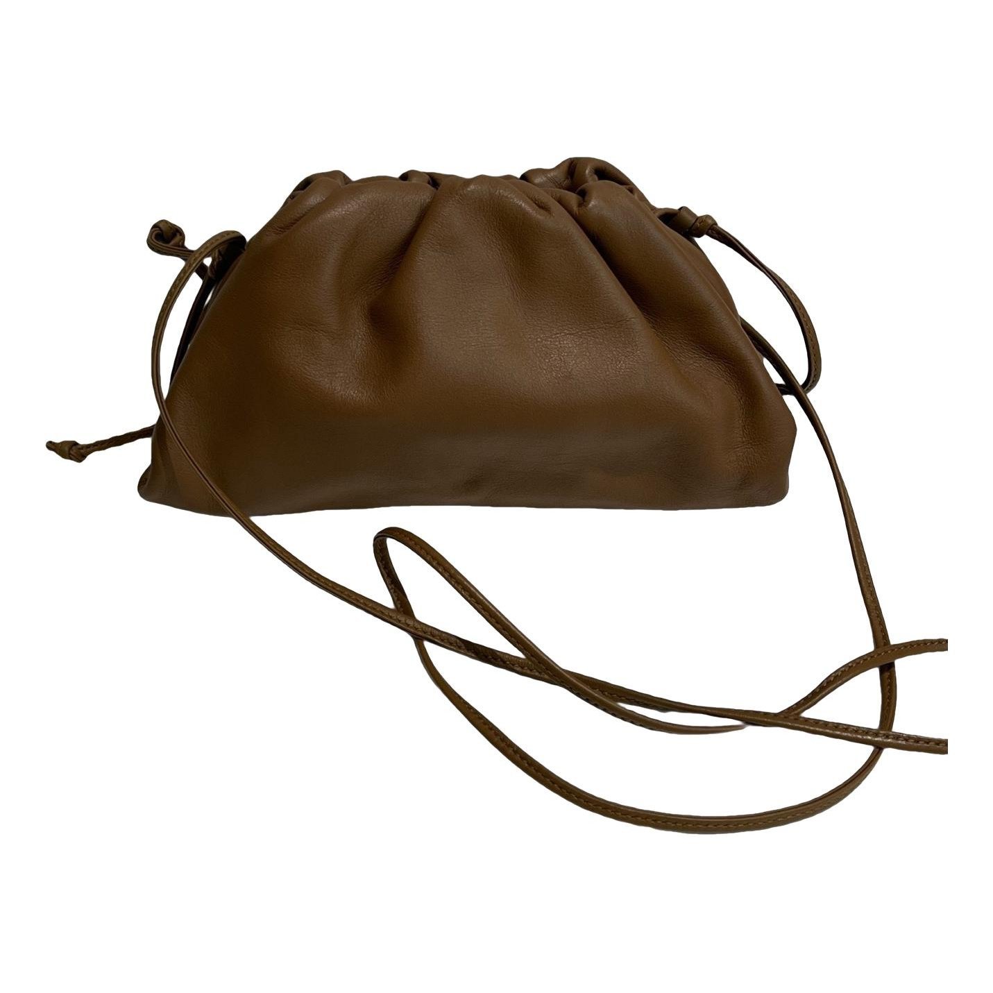 Pouch leather handbag