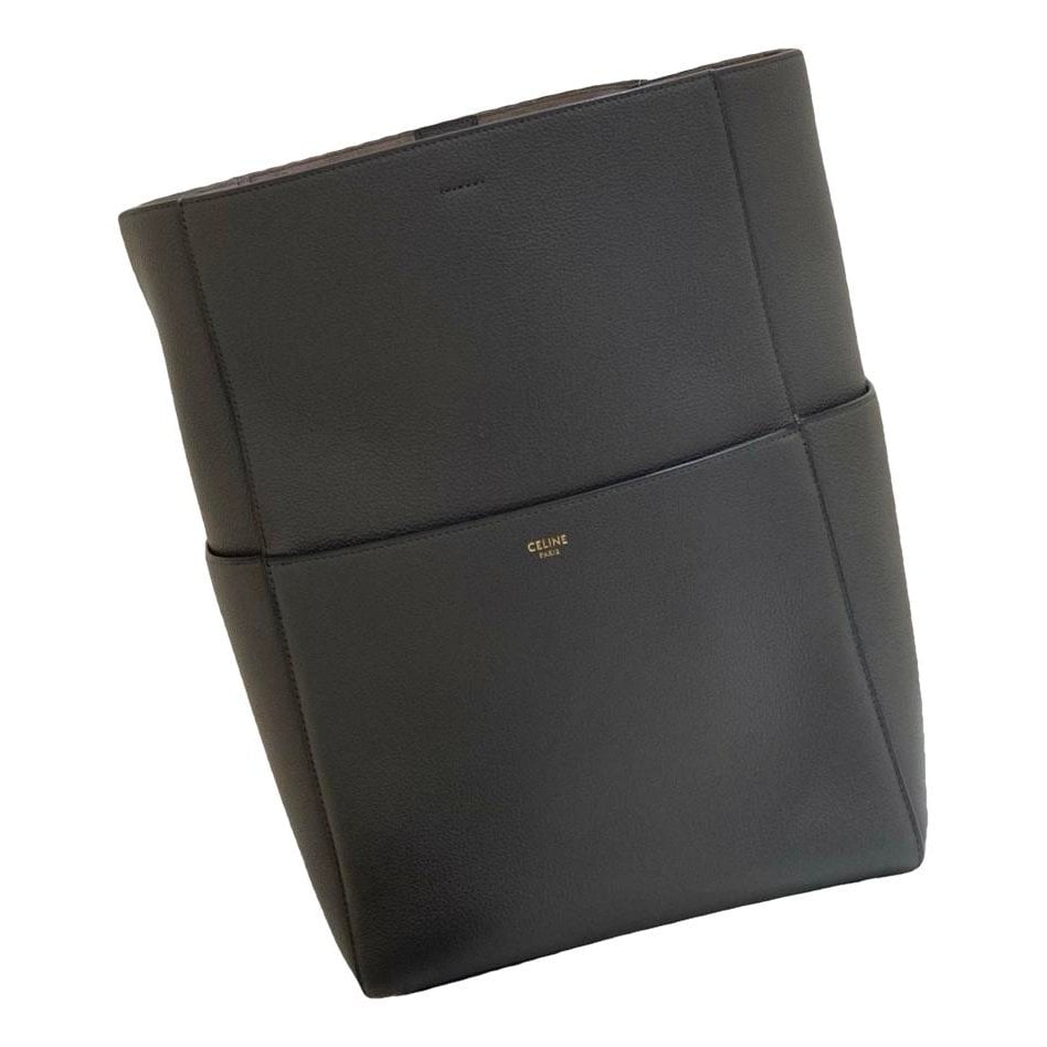 Seau Sangle leather handbag