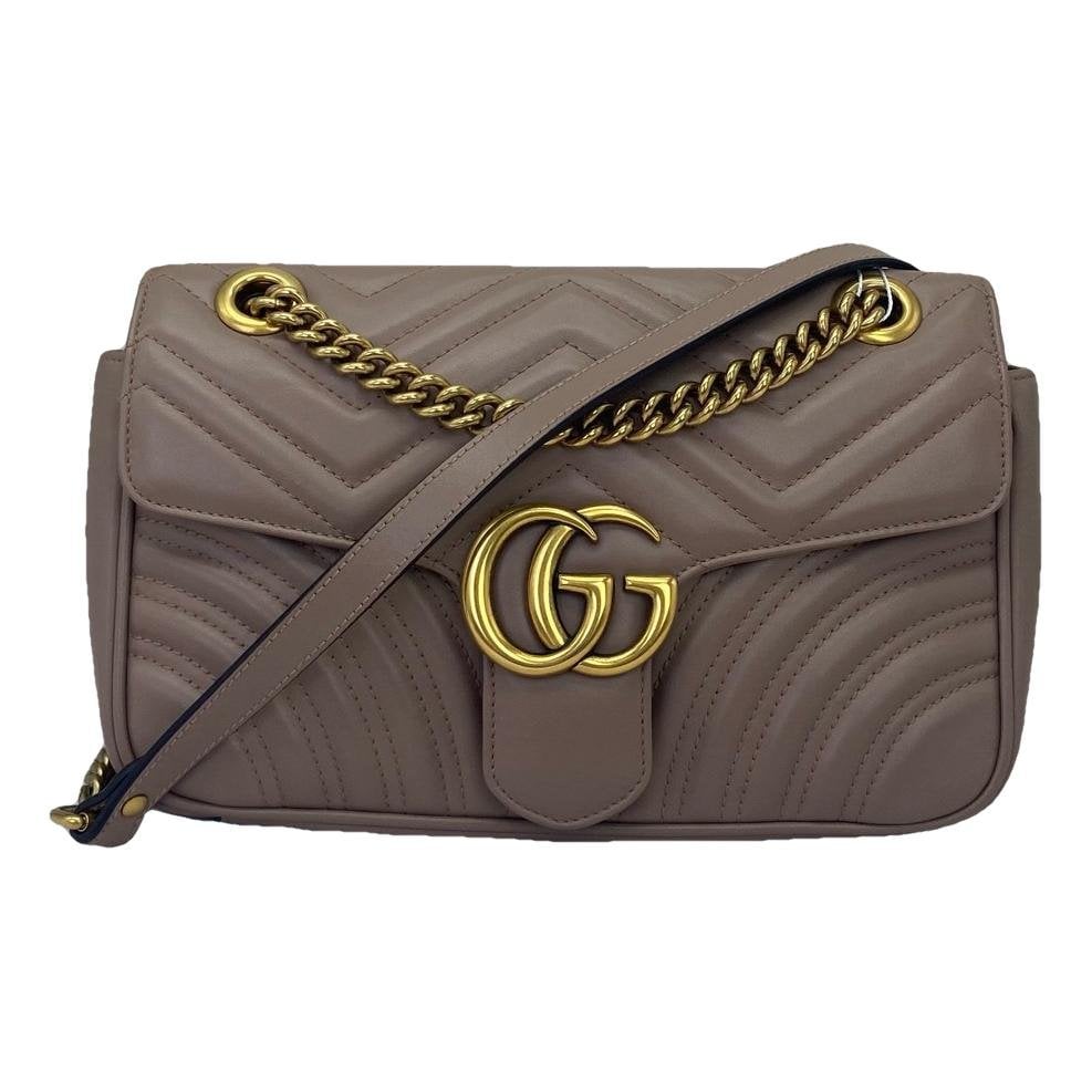 GG Marmont Flap leather handbag
