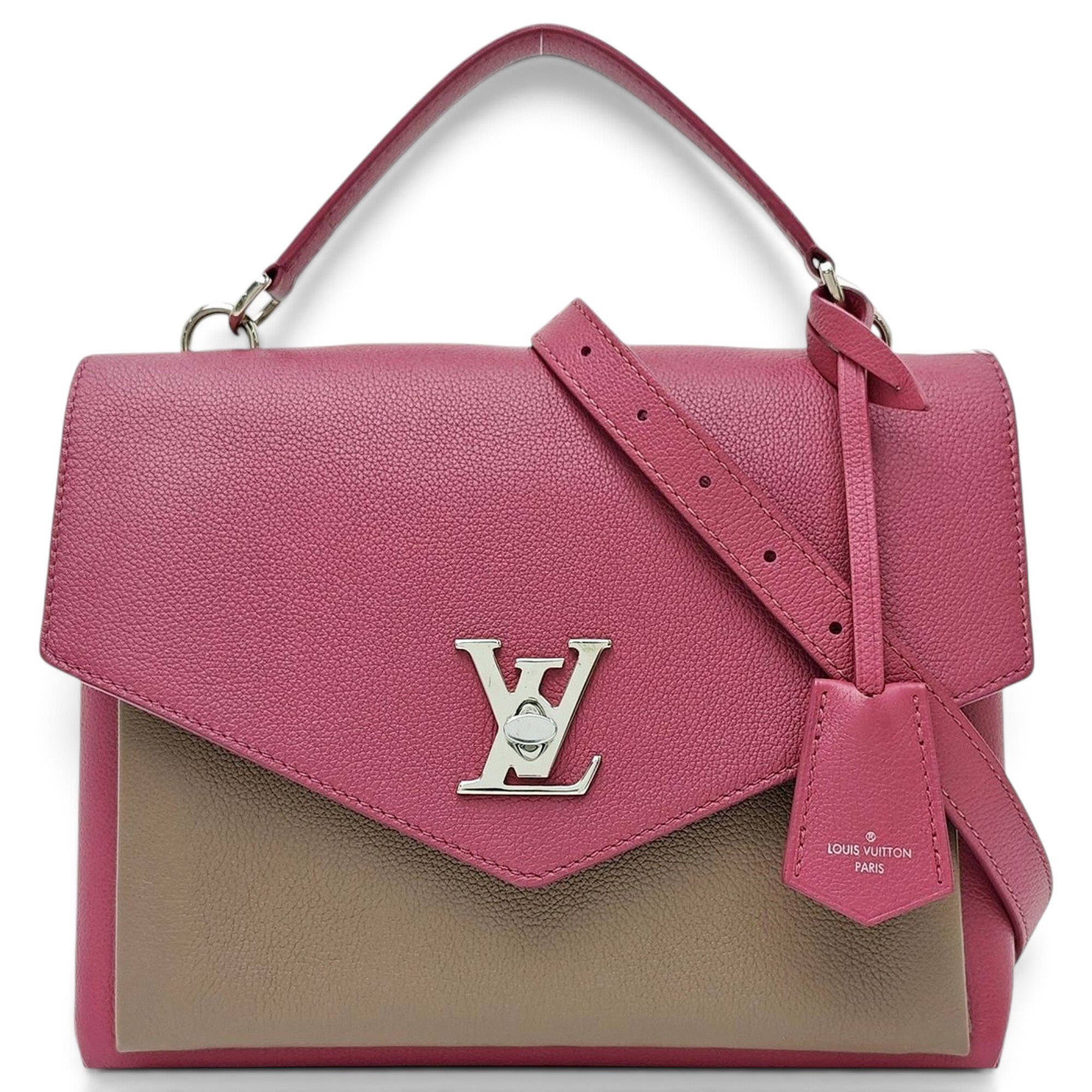 Lockme leather handbag