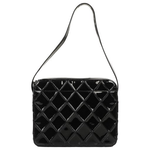 Patent leather handbag