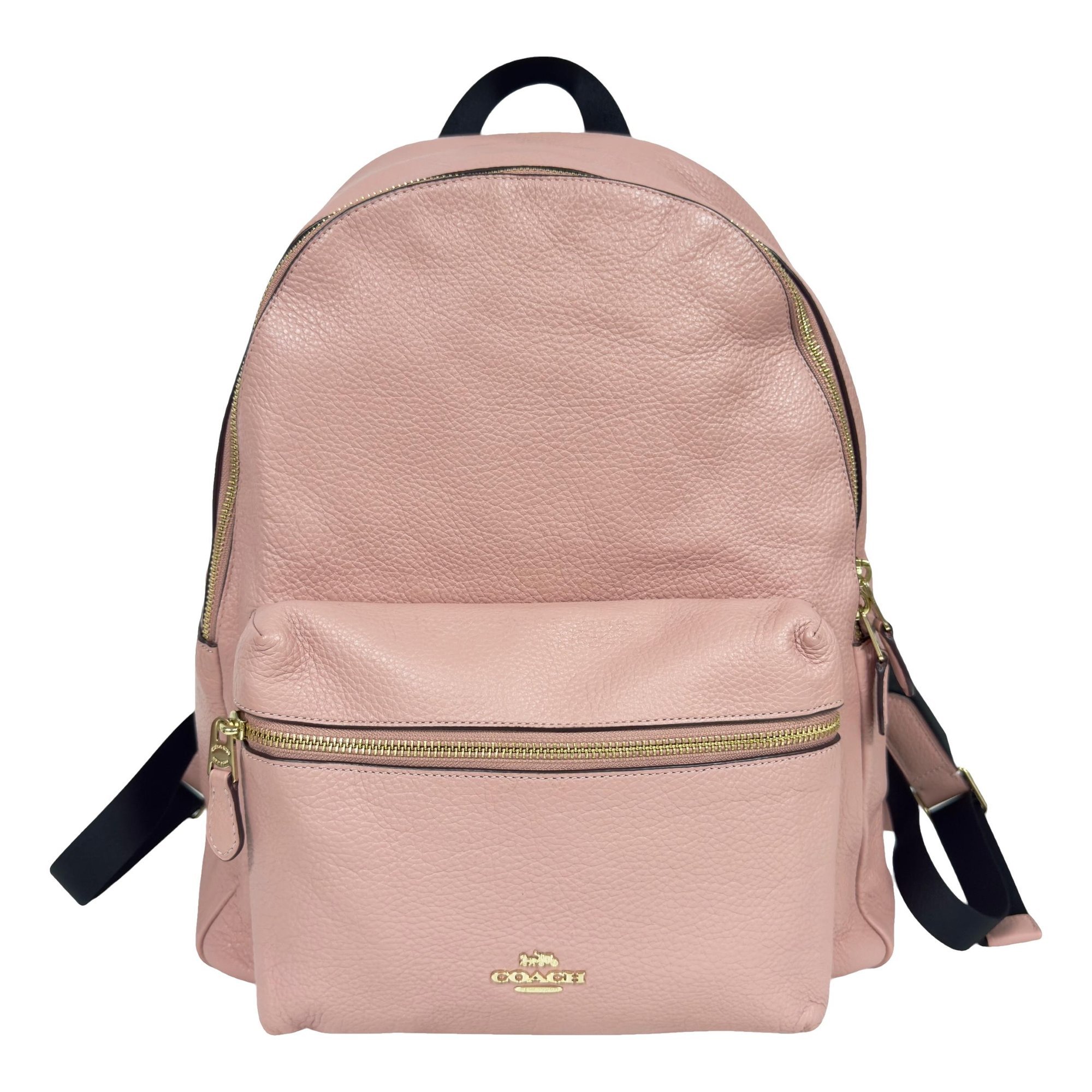 Campus leather backpack