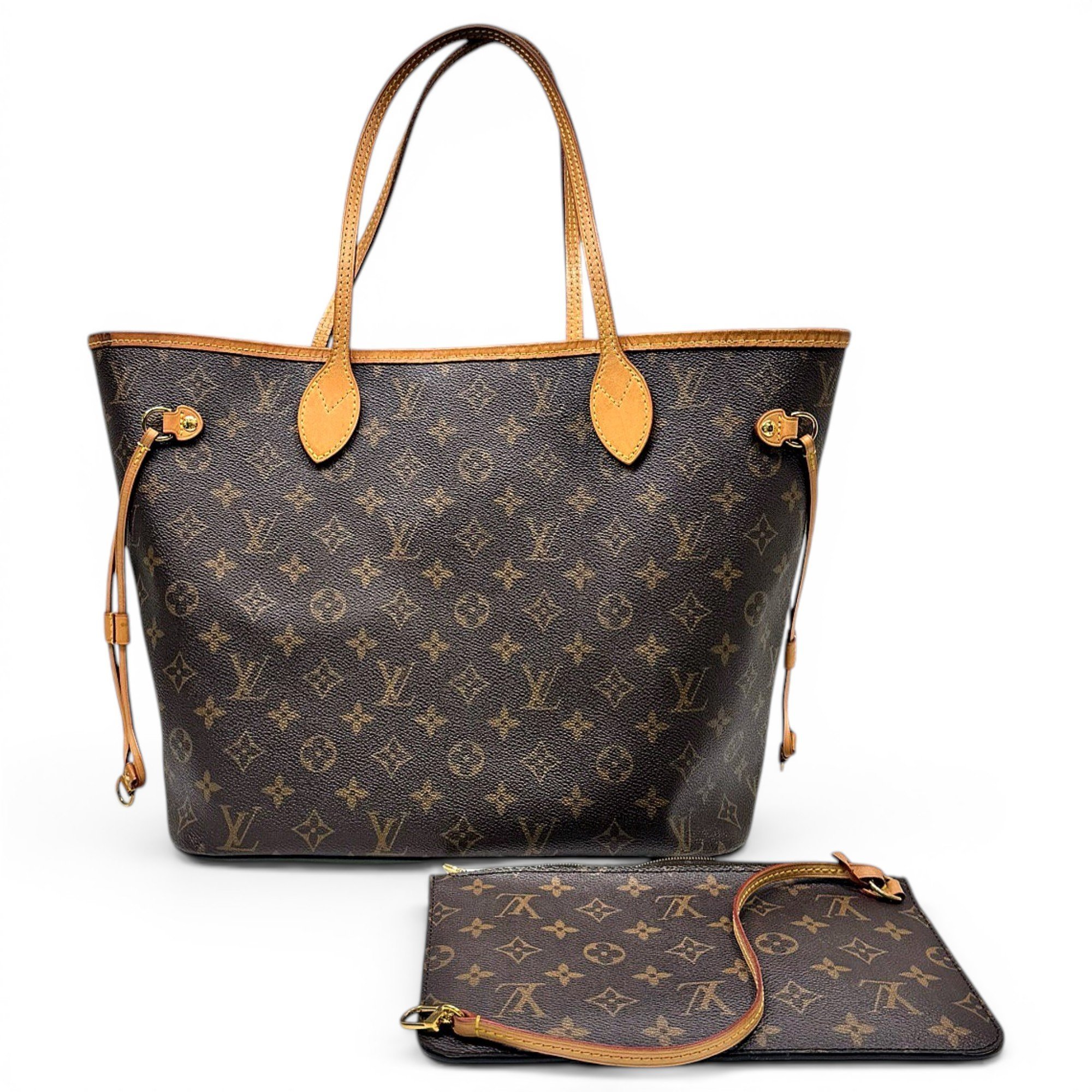Neverfull leather handbag