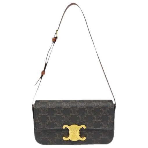 Triomphe leather handbag