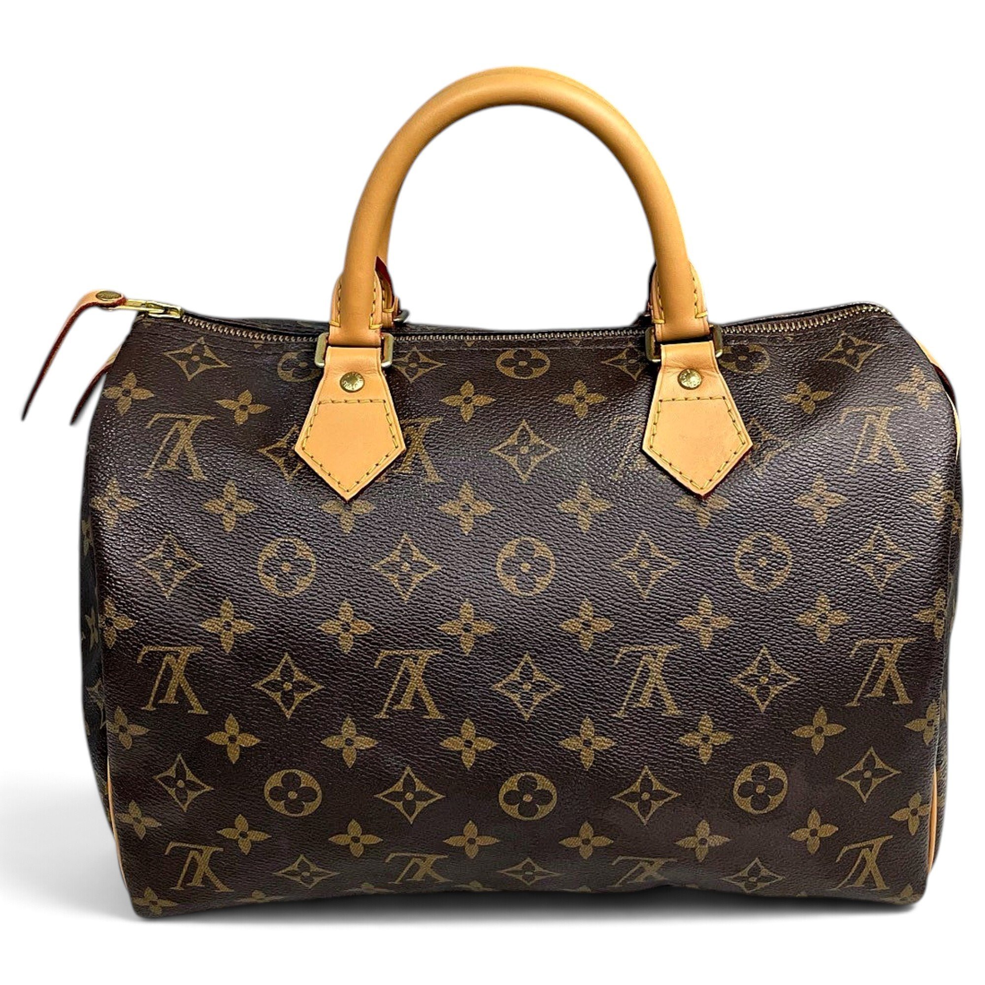 Speedy leather handbag