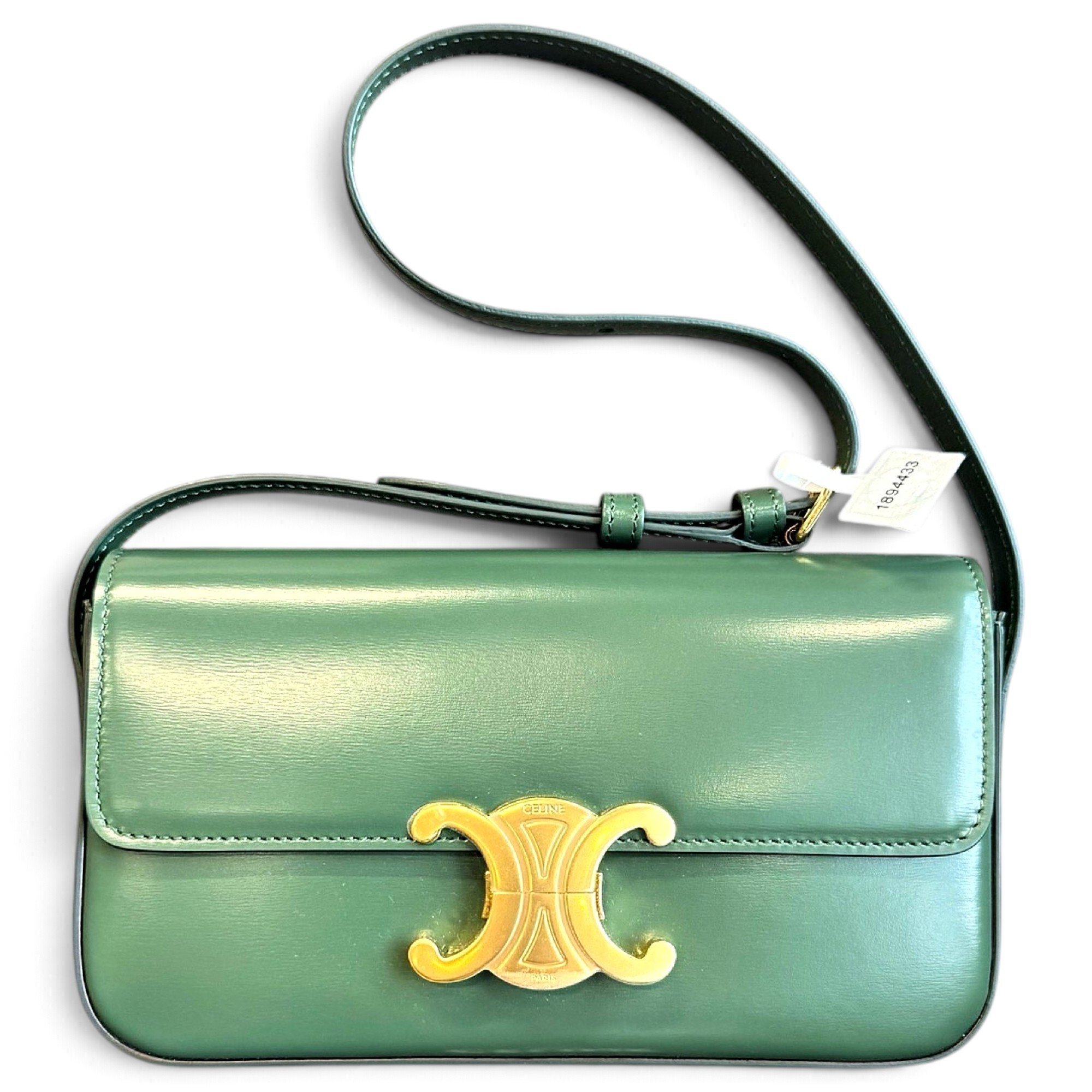 Triomphe leather handbag