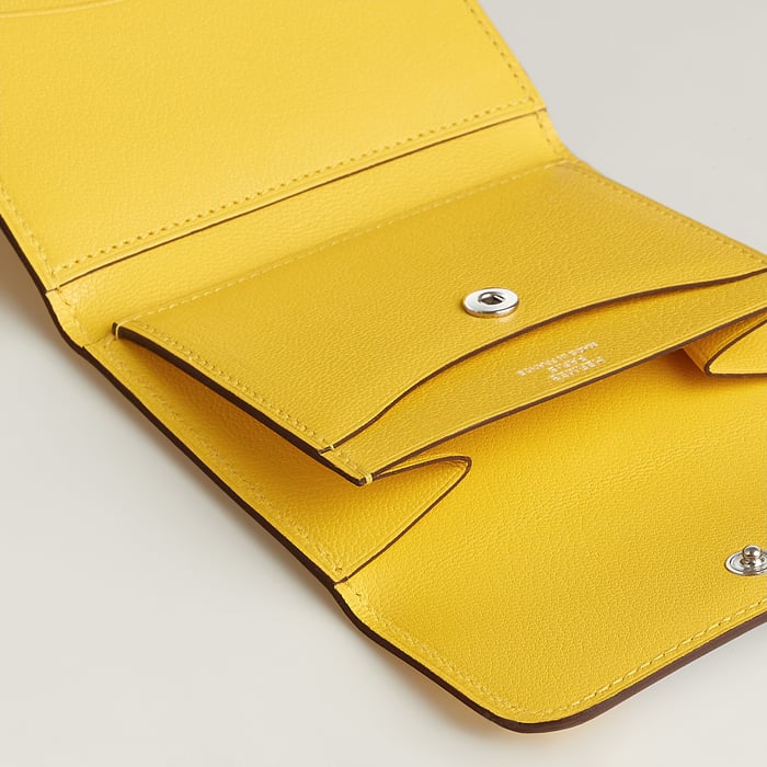Jaune De Naples Iliade Compact Card Holder